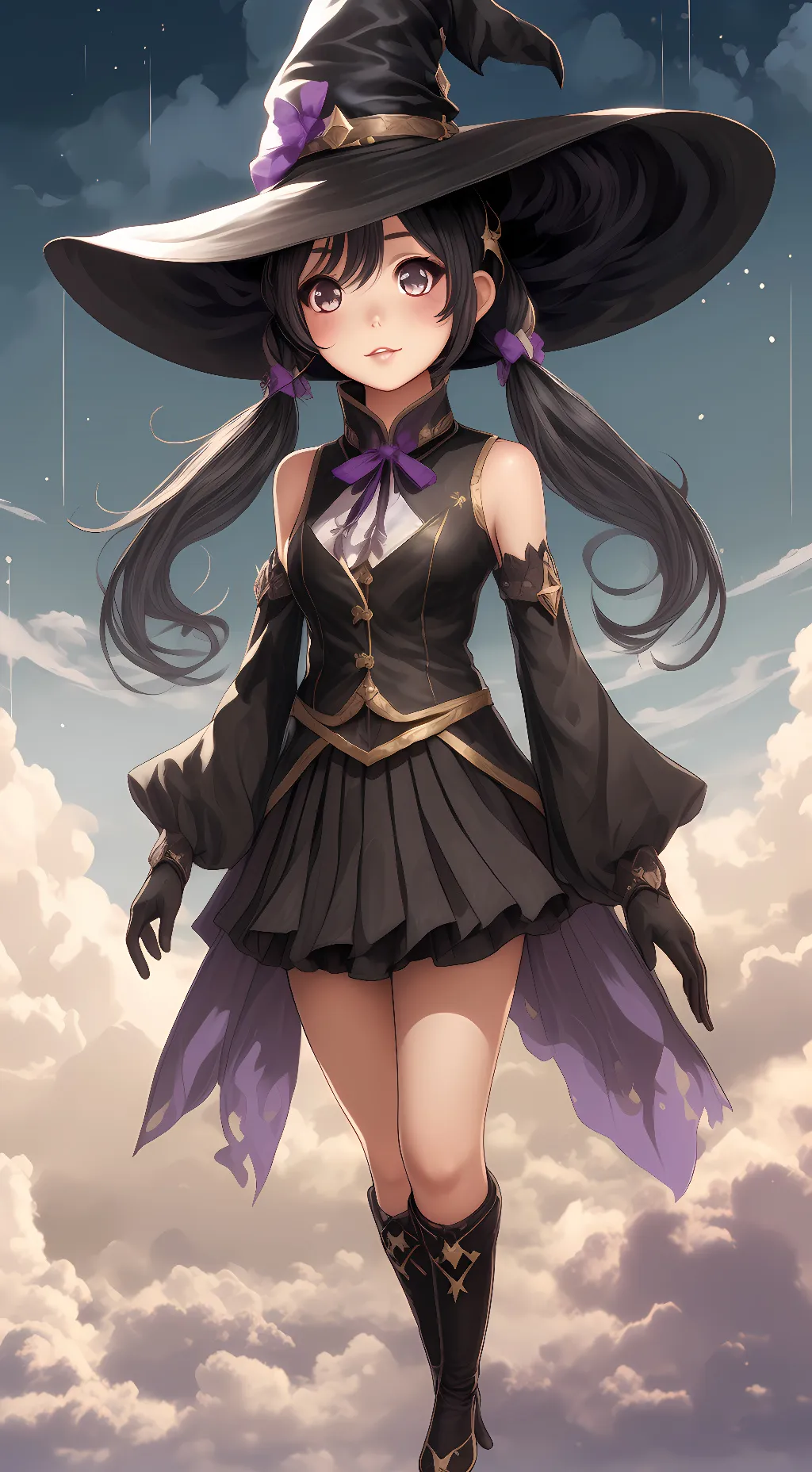 ai character: Stary background