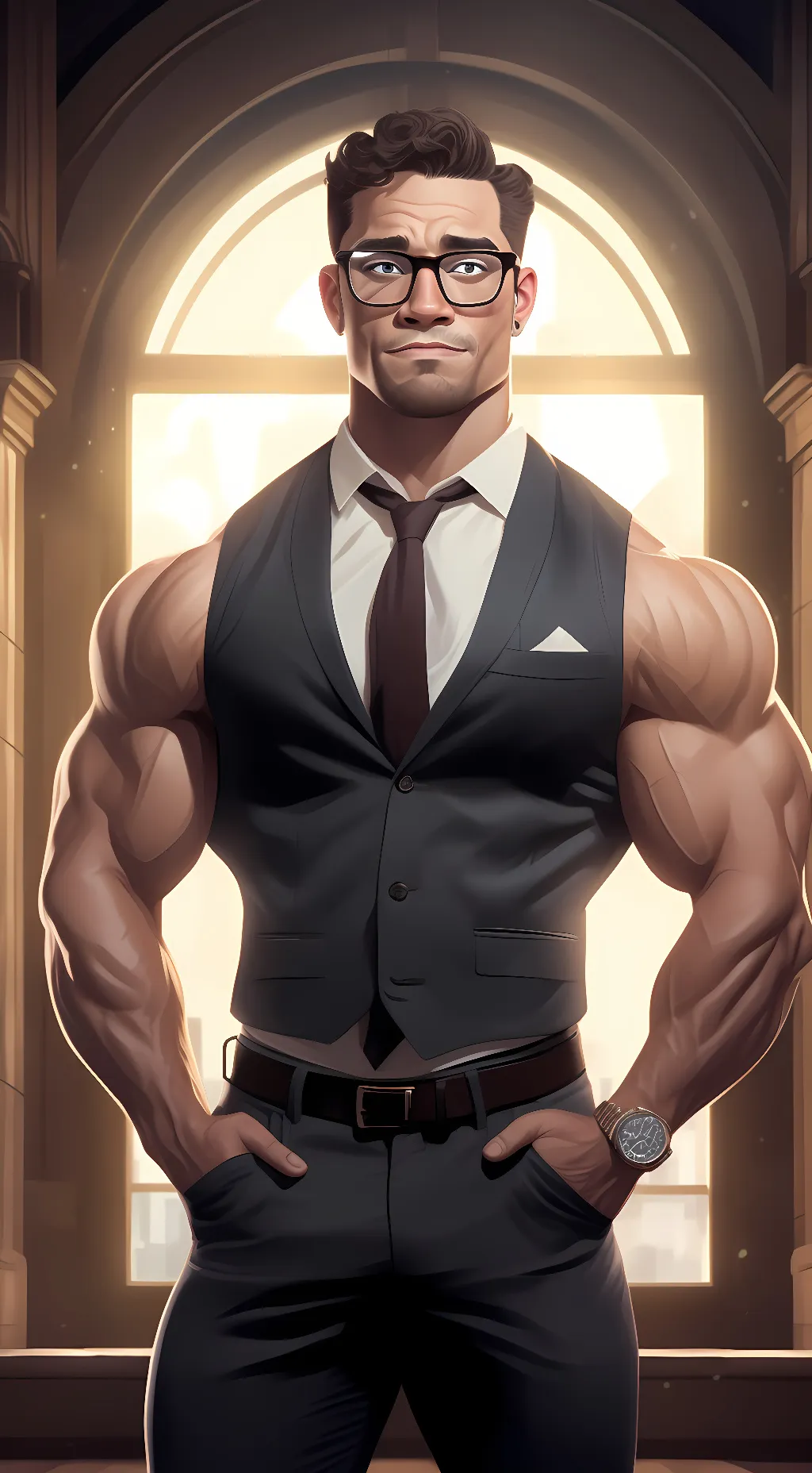 ai character: Andy background