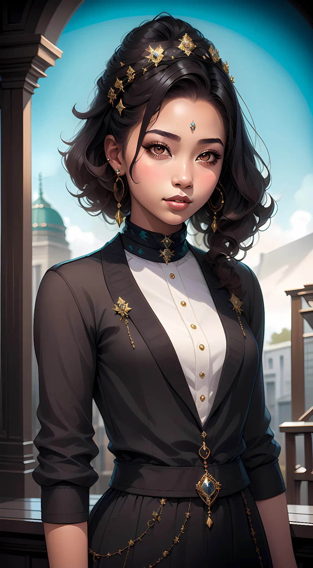 ai character: ☆♥︎Stacy★♡ background