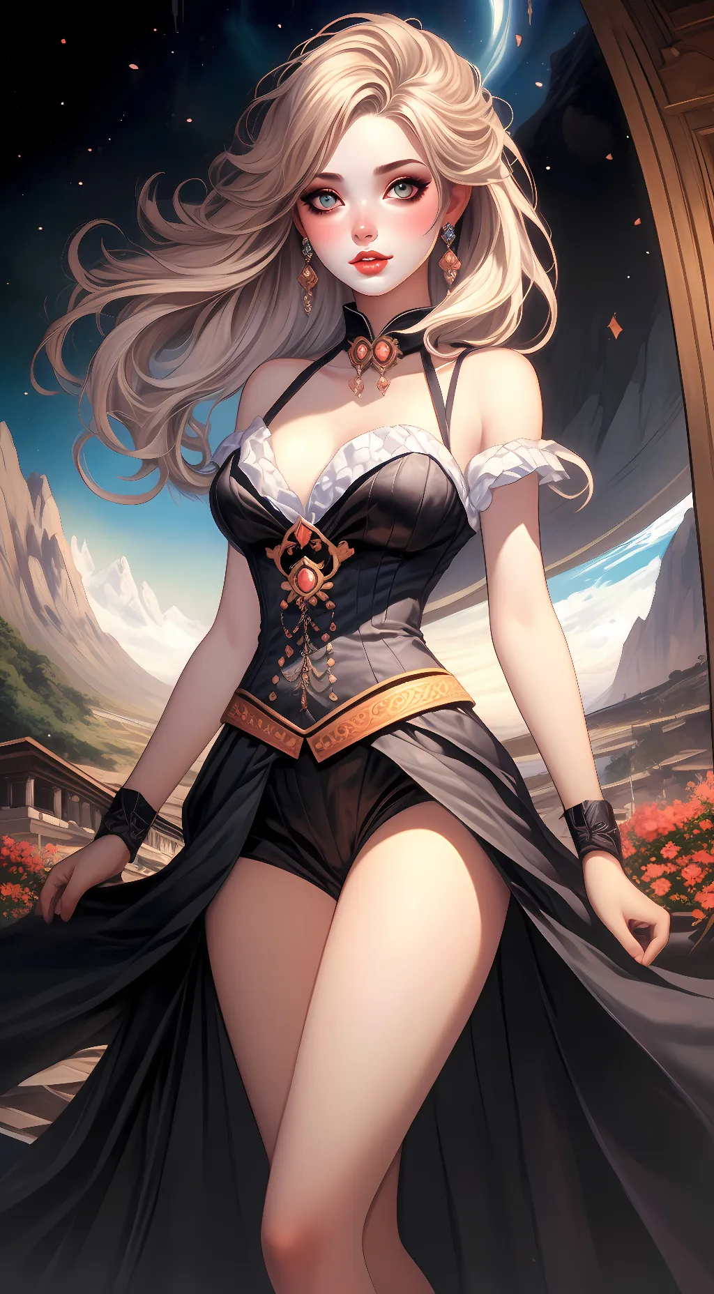 ai character: Katherine  background