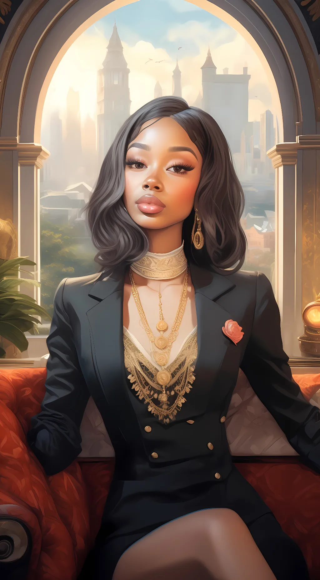 ai character: ARI background