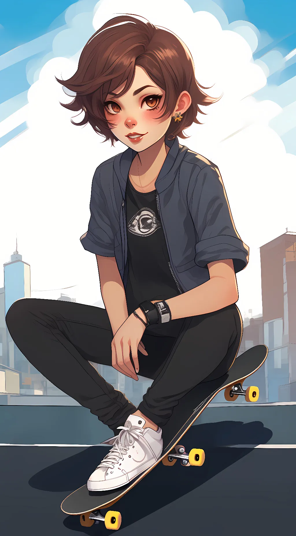 ai character: Katlyn smith background