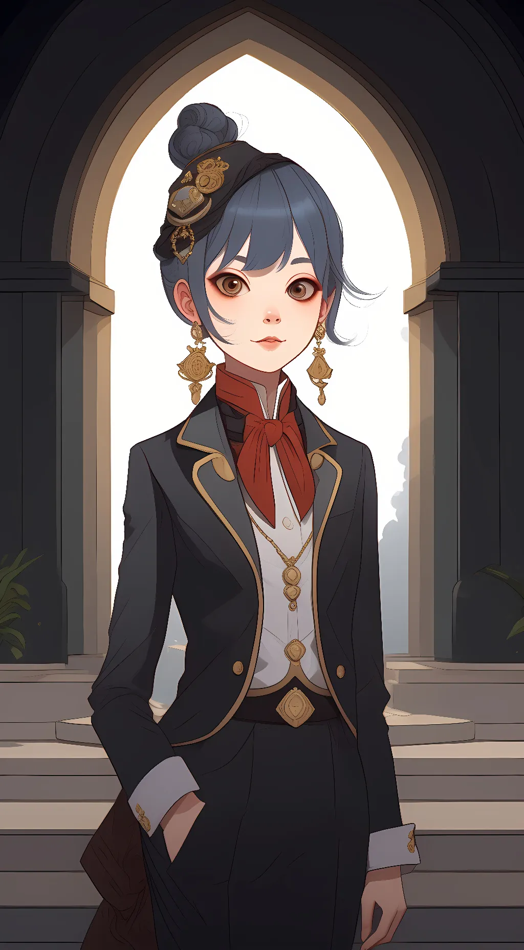 ai character: devil background