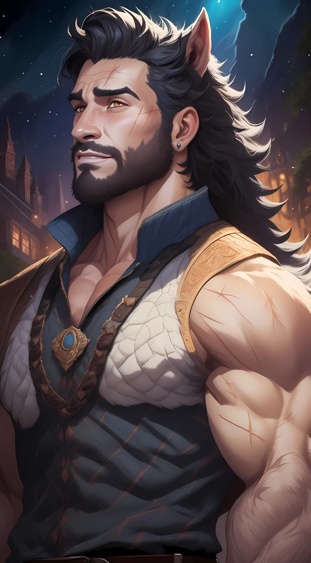 ai character: Neptune background