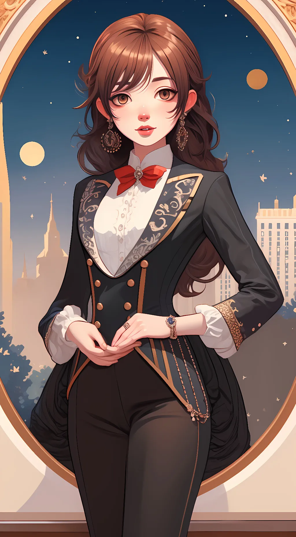 ai character: NYX background