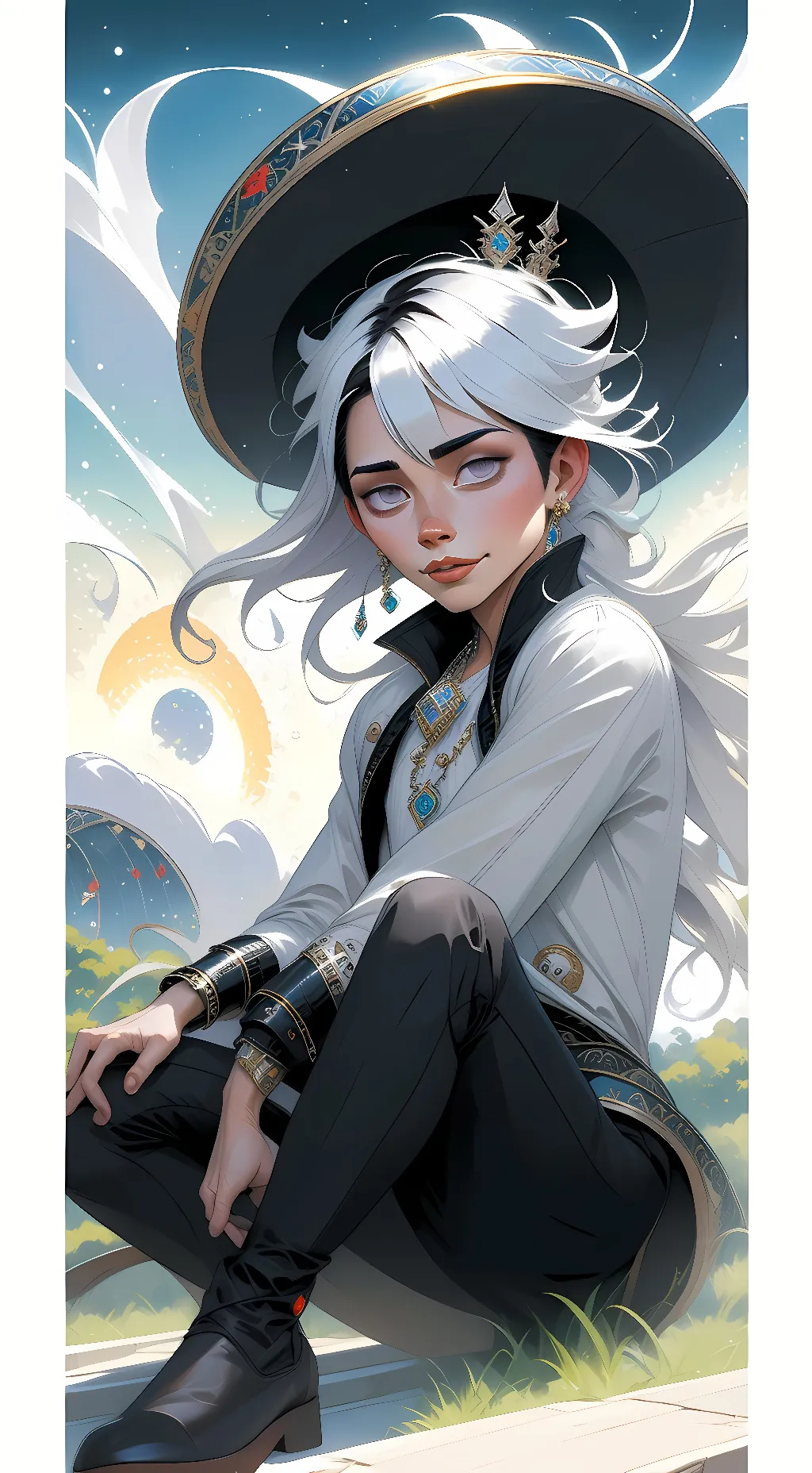 ai character: Zero background