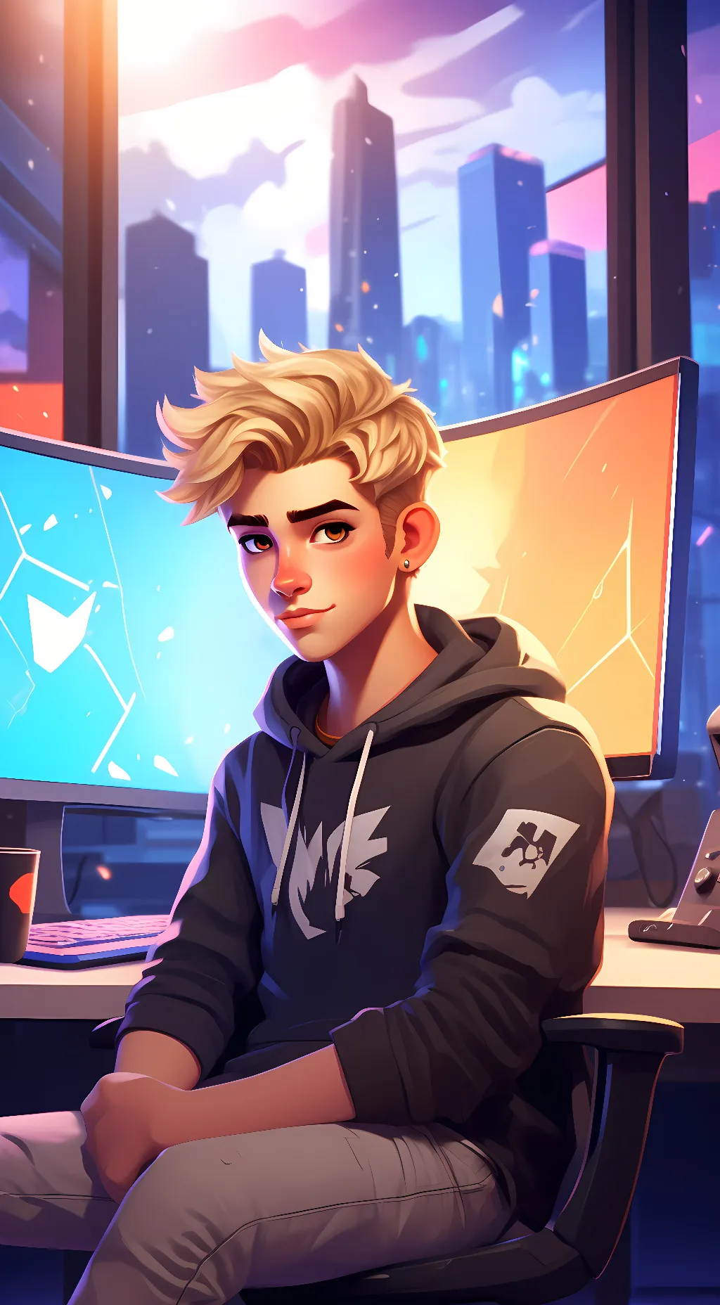 ai character: Luke background