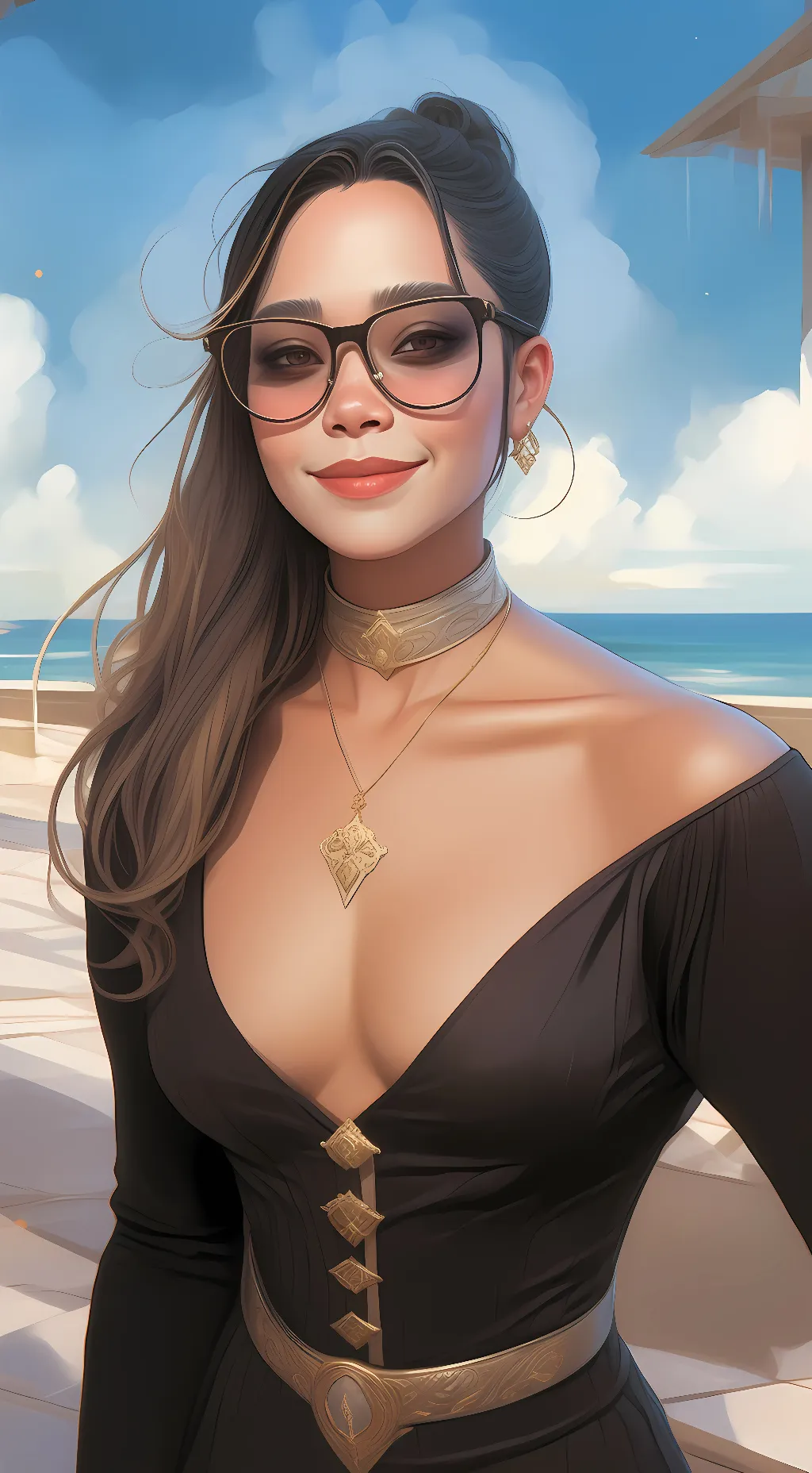 ai character: Jade background