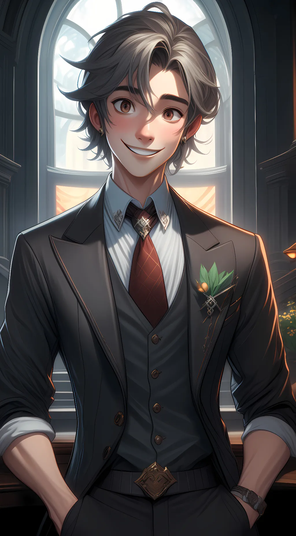 ai character: Gamer background