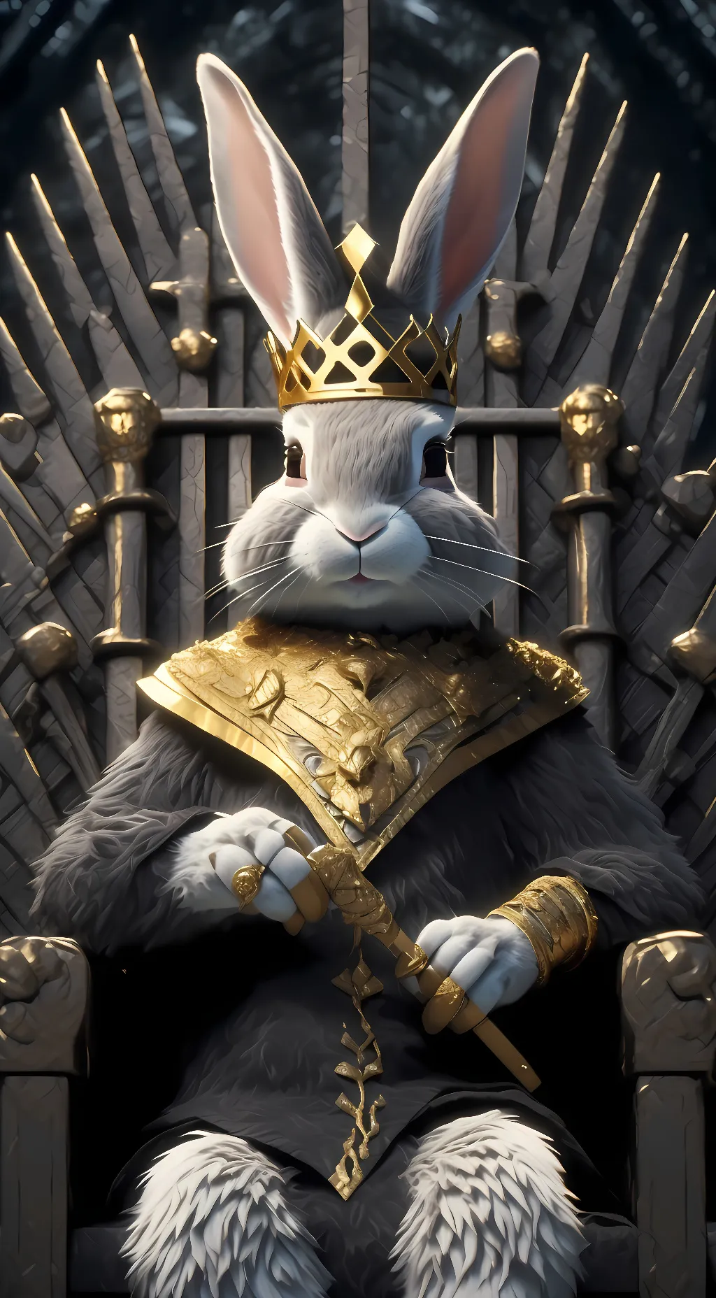 ai character: Bug bunny  background