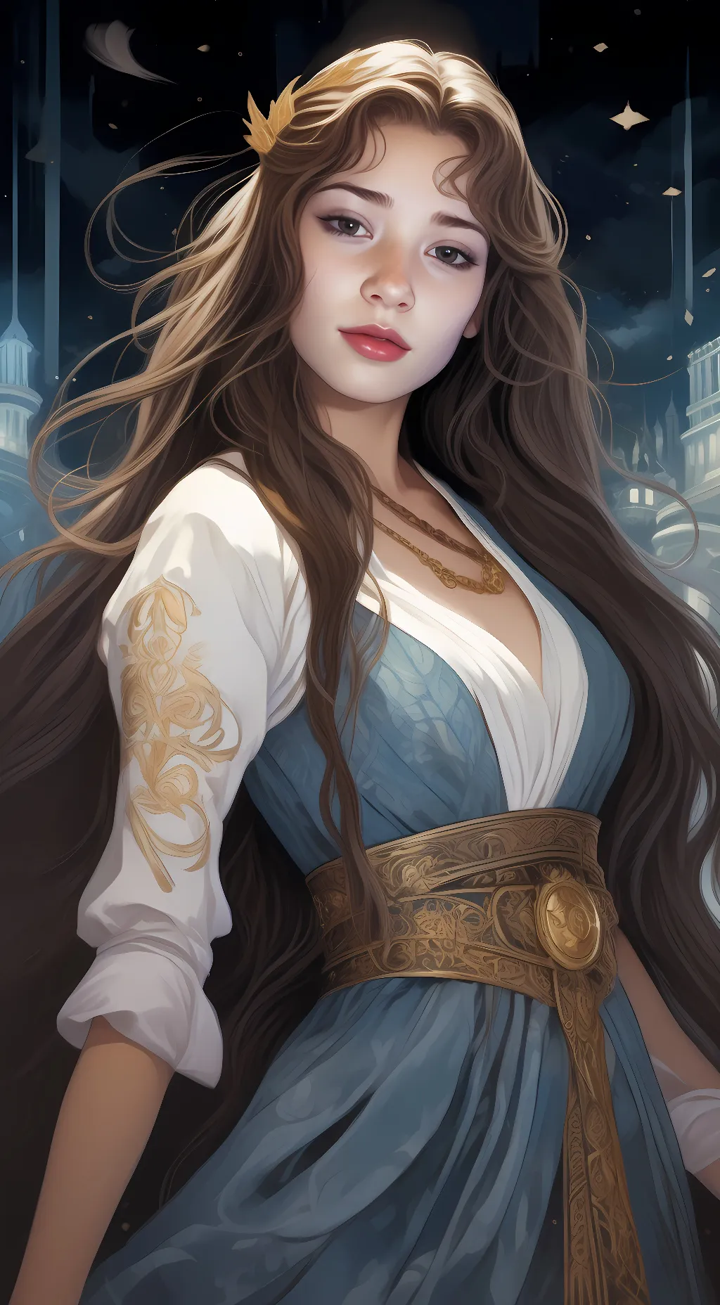 ai character: Lily  background