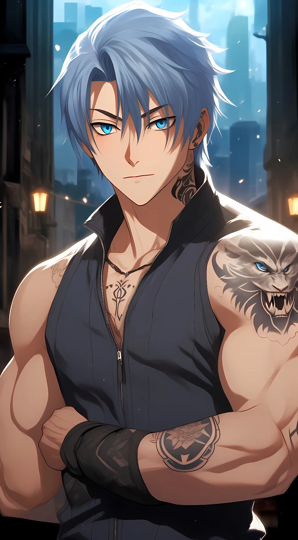 ai character: Raiden  background