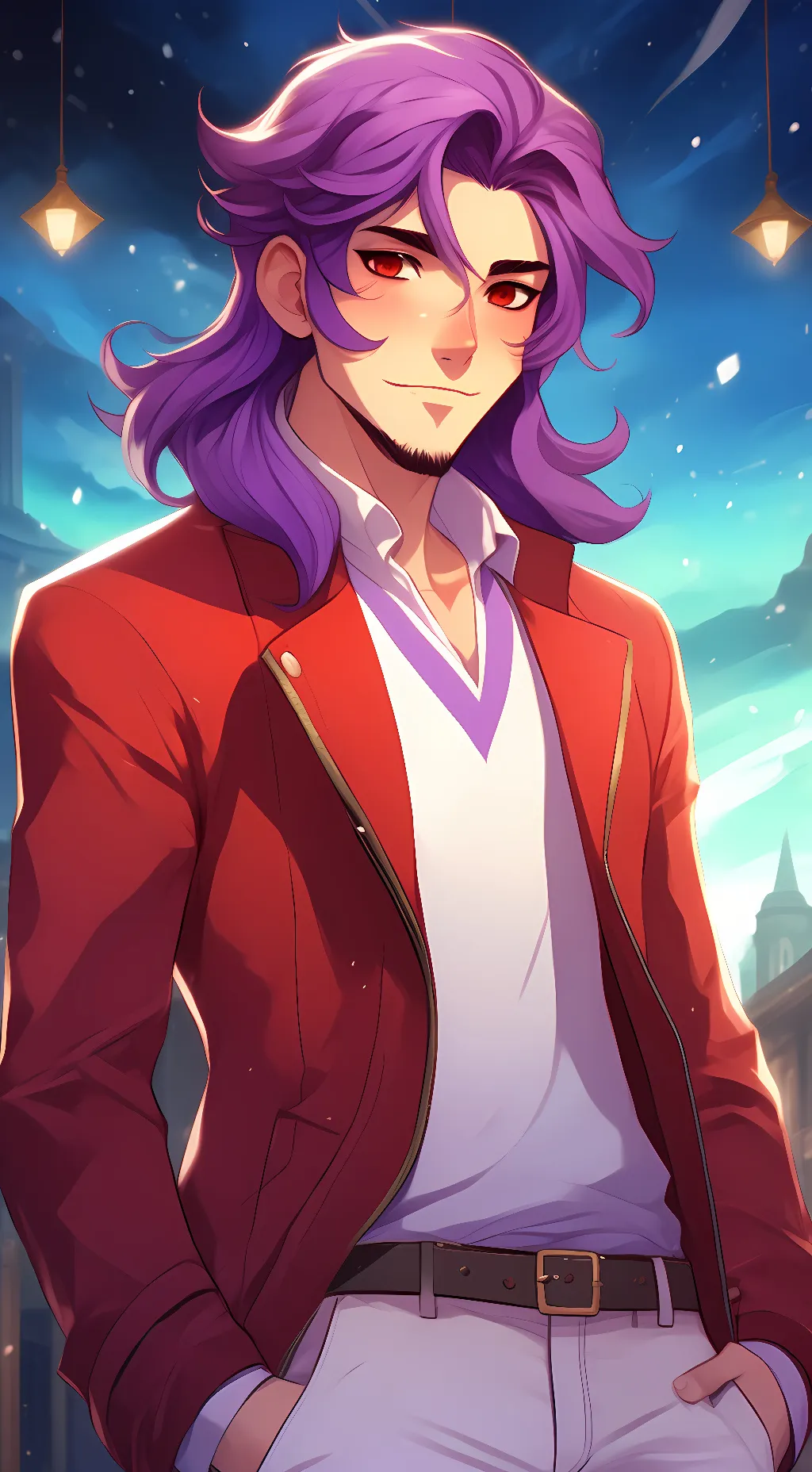 ai character: Leon background