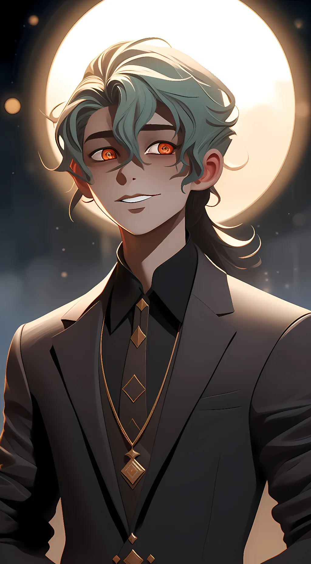 ai character: Gyutaro Shabana background