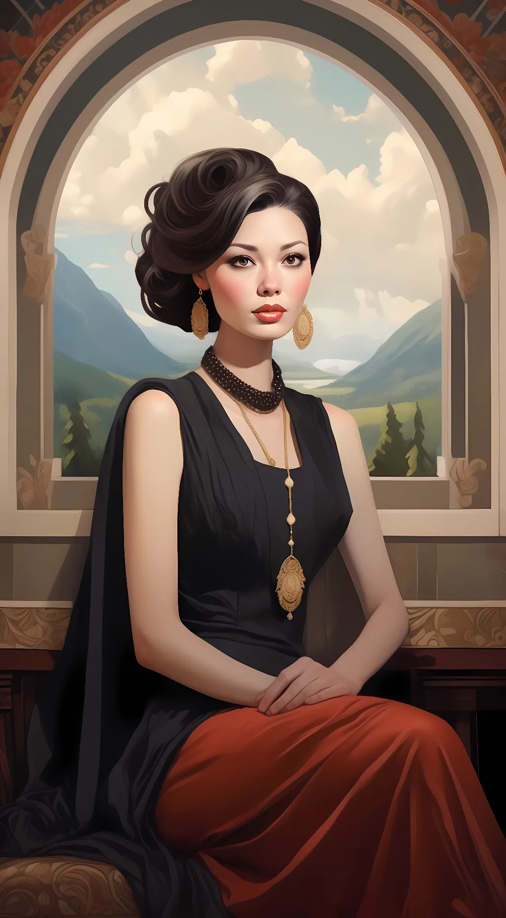 ai character: Monica Dale background