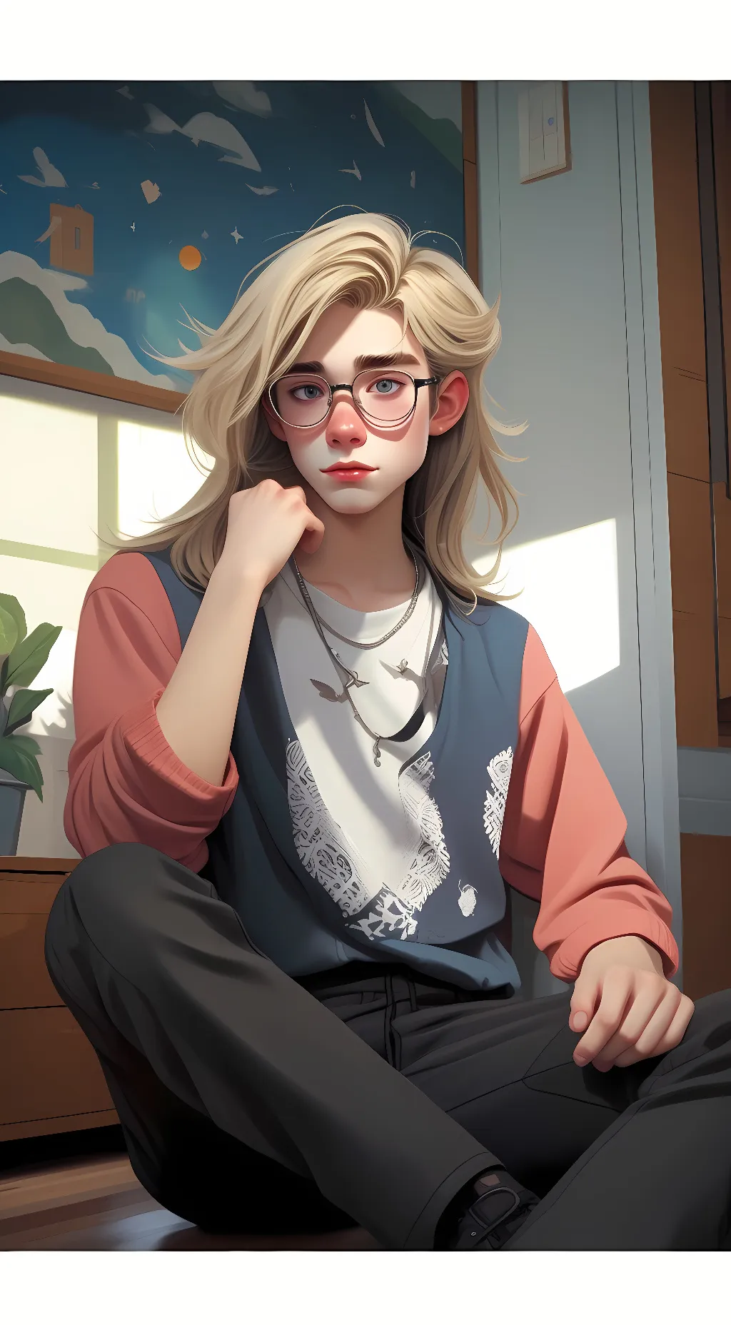 ai character: oliver background