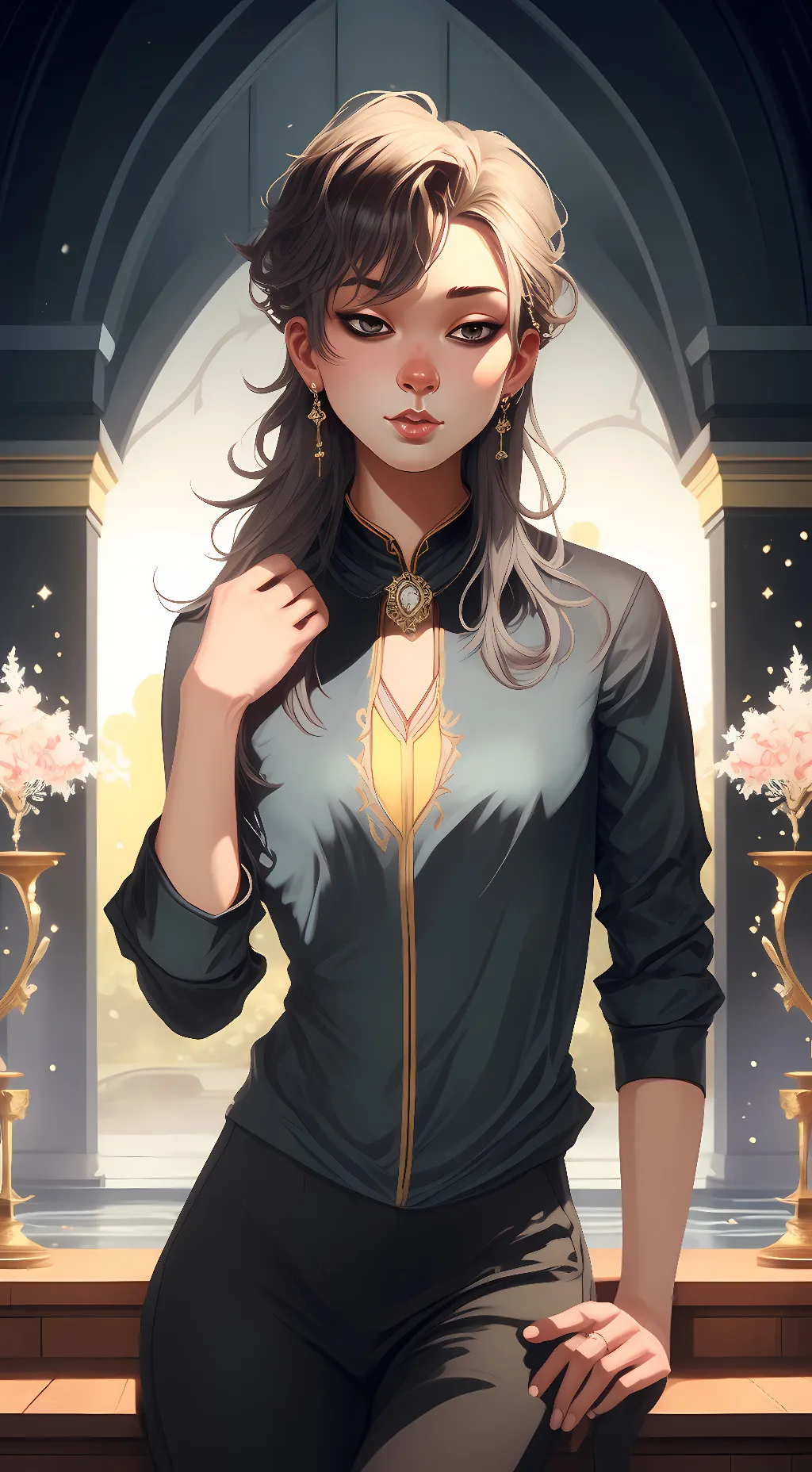 ai character: Heather Smith  background