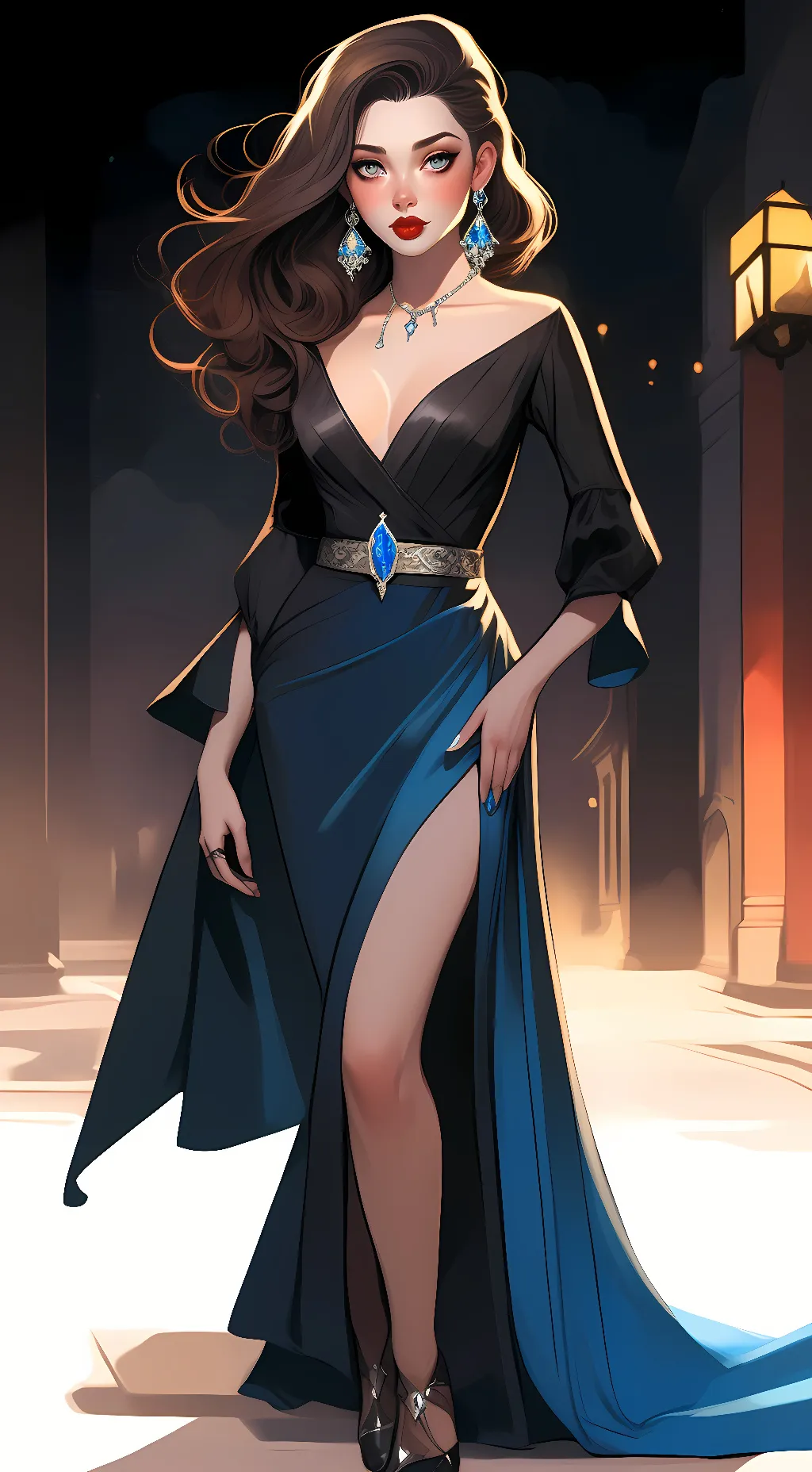 ai character: Sagittarius background