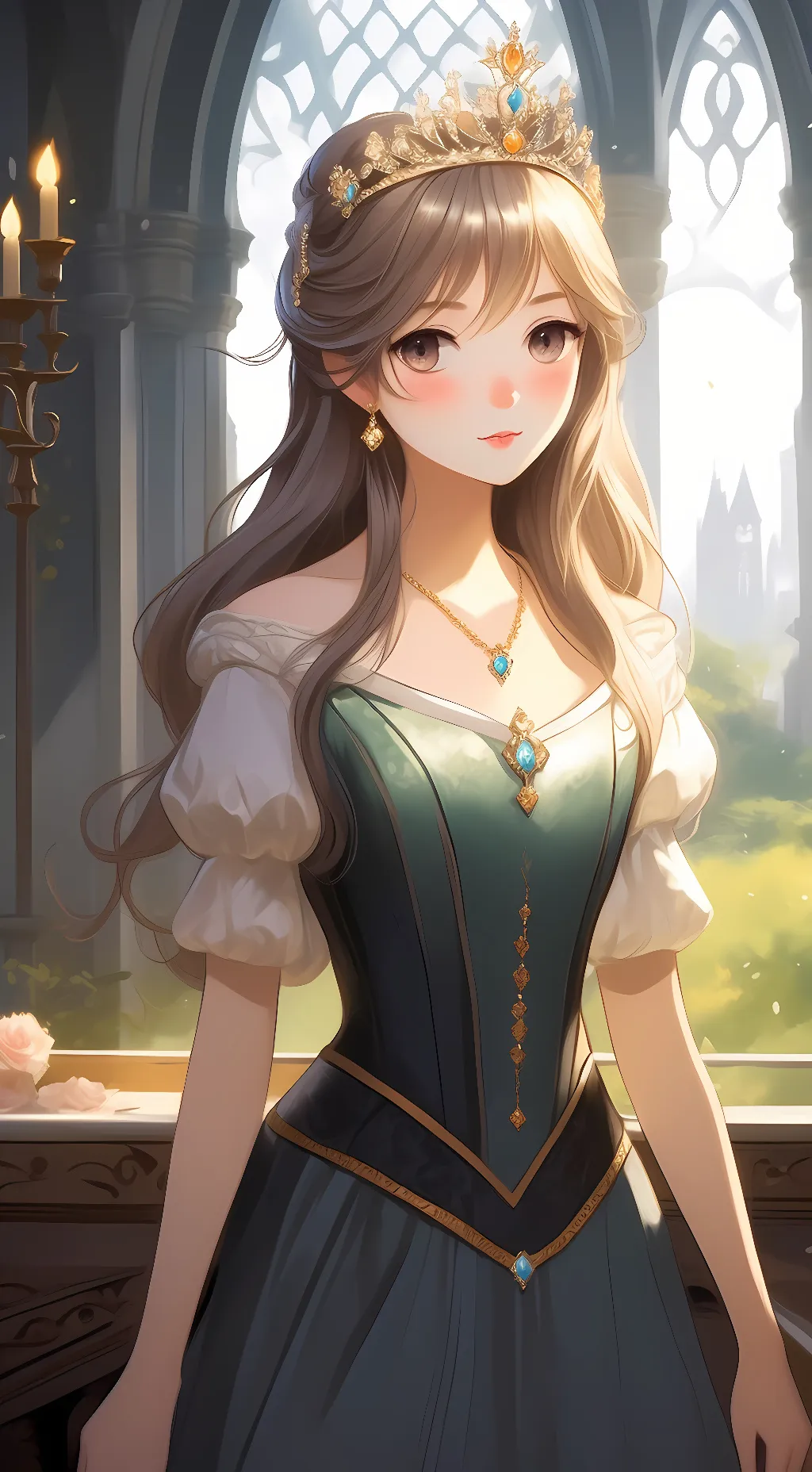 ai character: raven  background