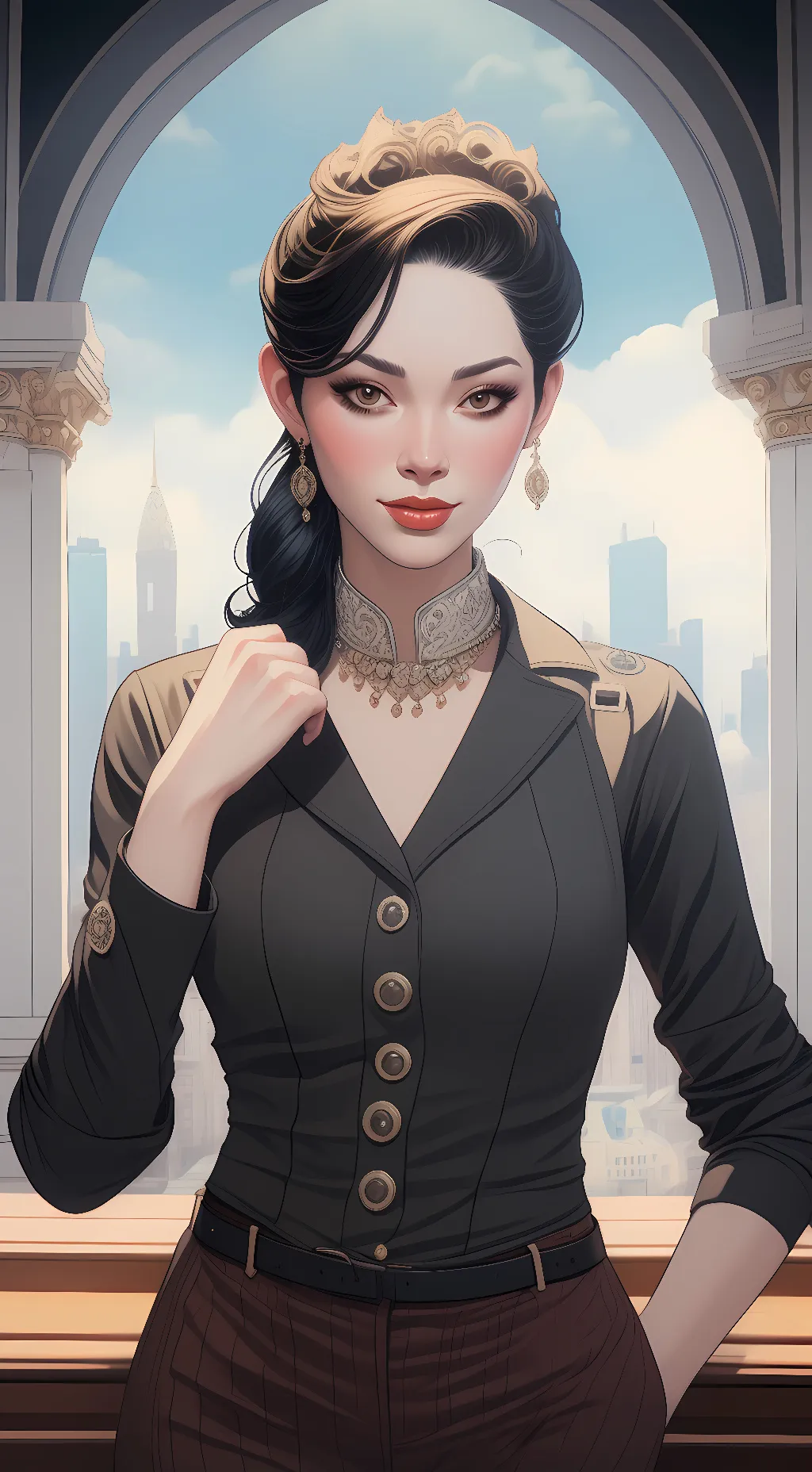 ai character: Hollyann background