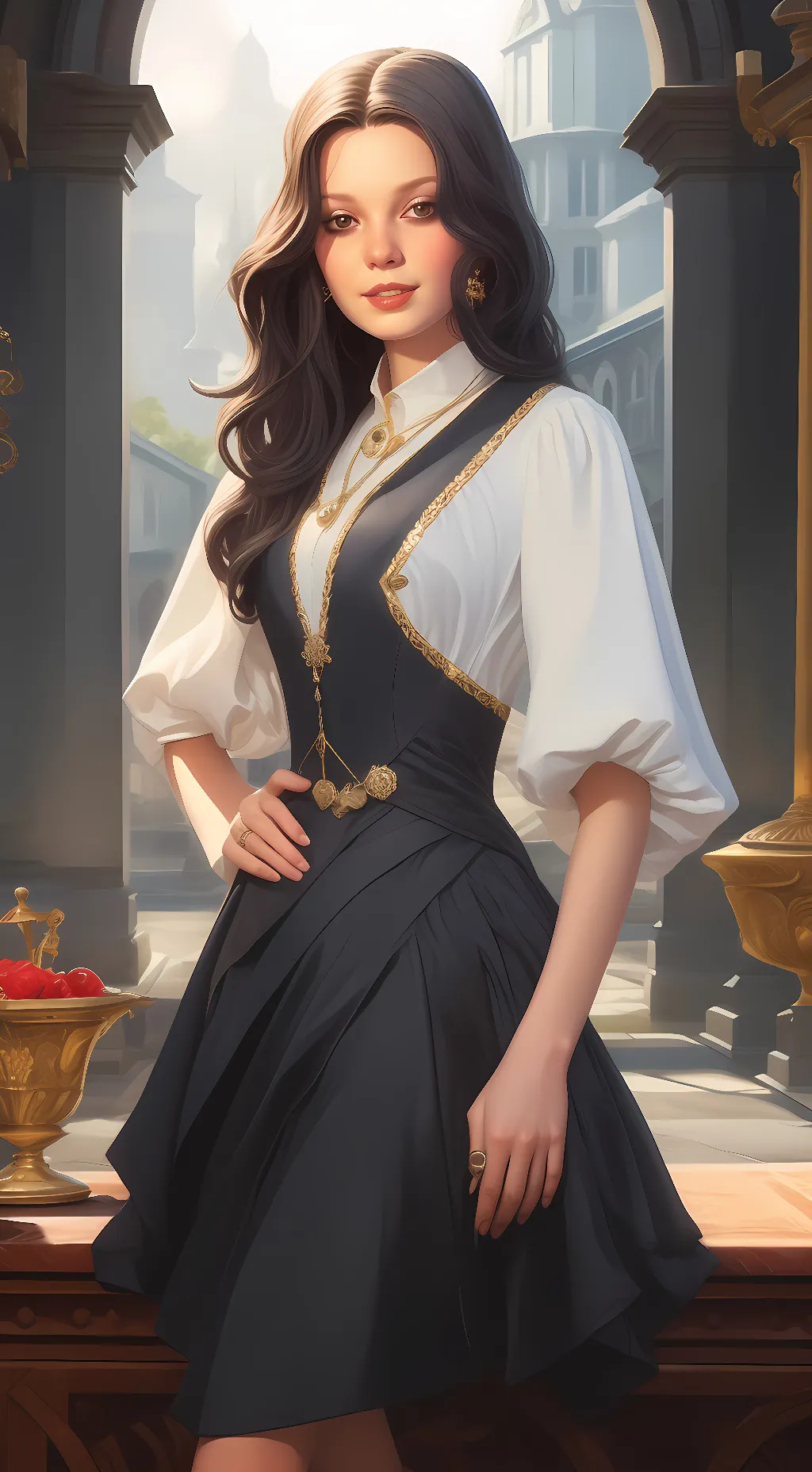 ai character: abby background