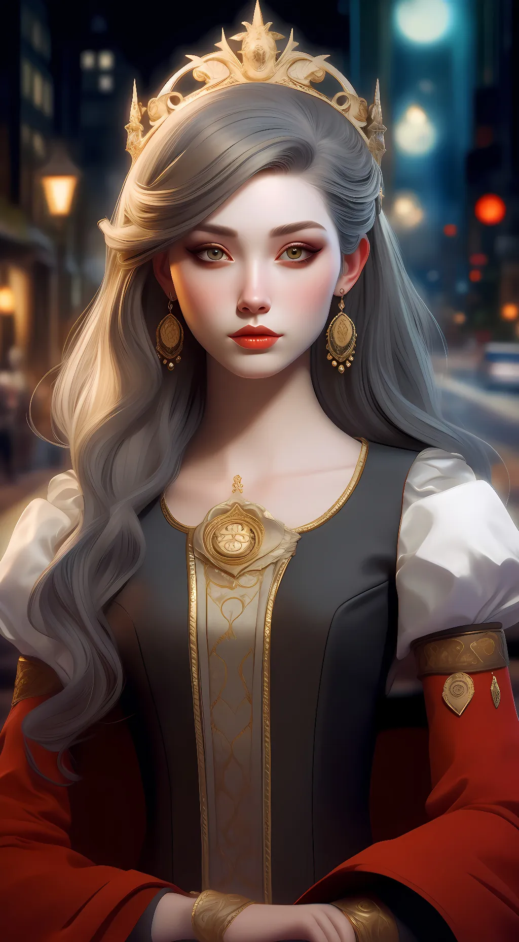 ai character: Aurora background