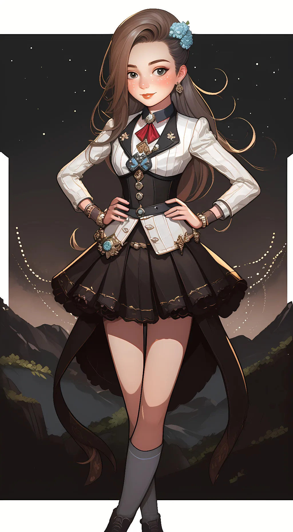 ai character: Akiko Hayashi background