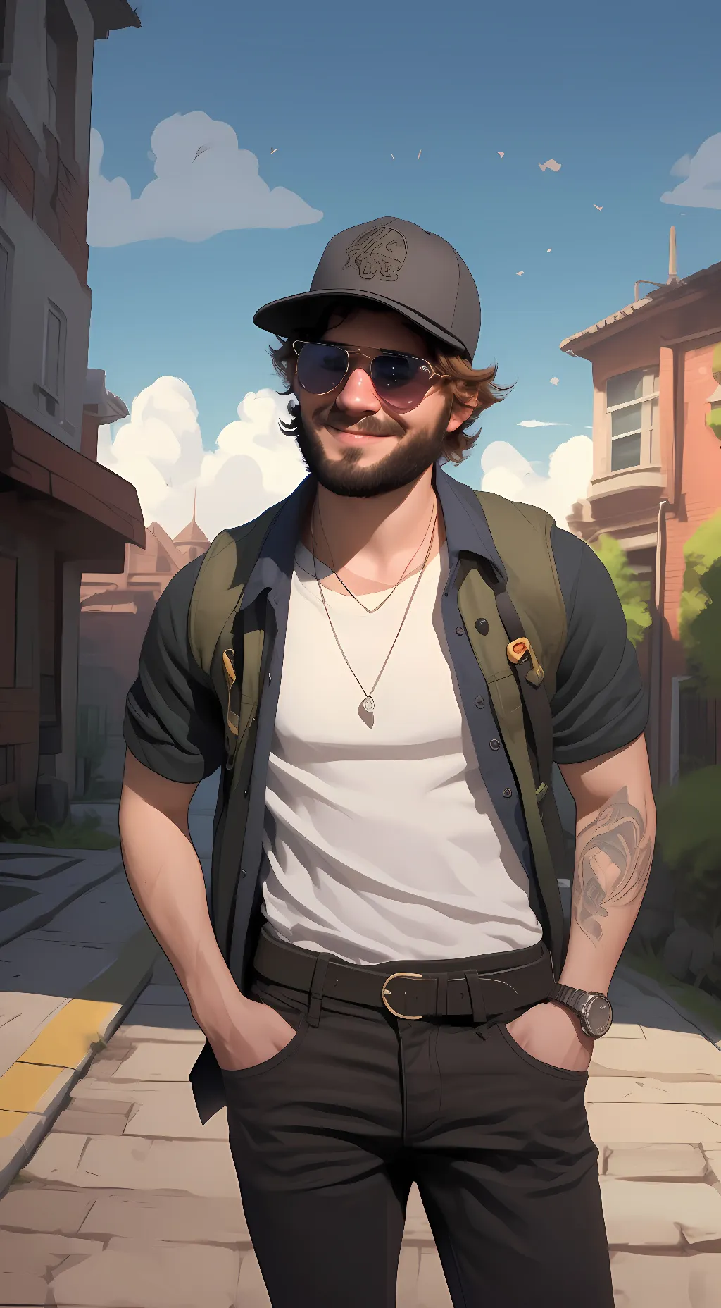 ai character: josh background