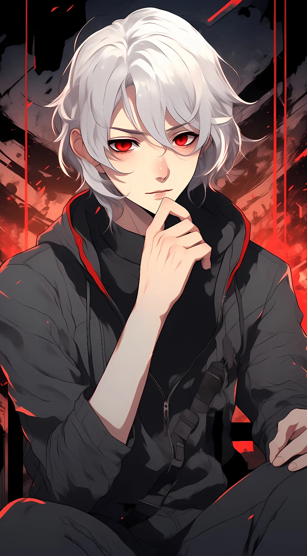 ai character: The Grim Reaper background