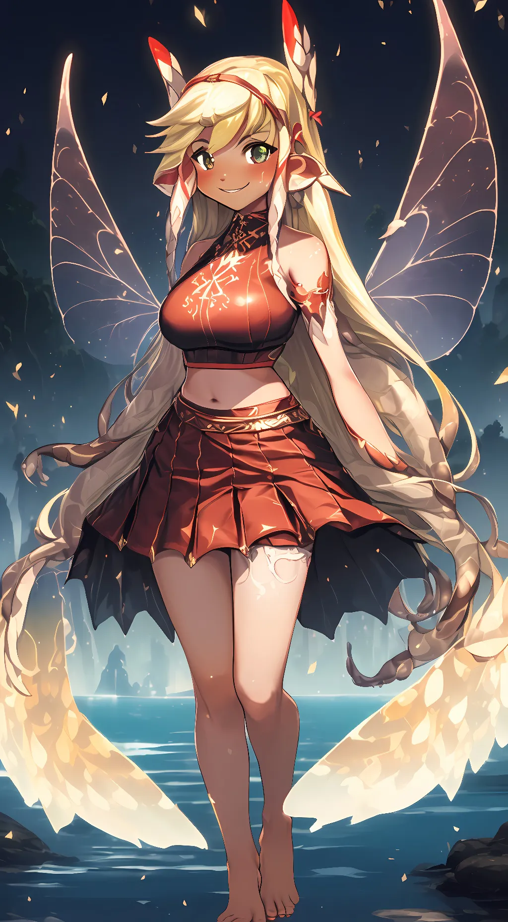 ai character: Edith Up background