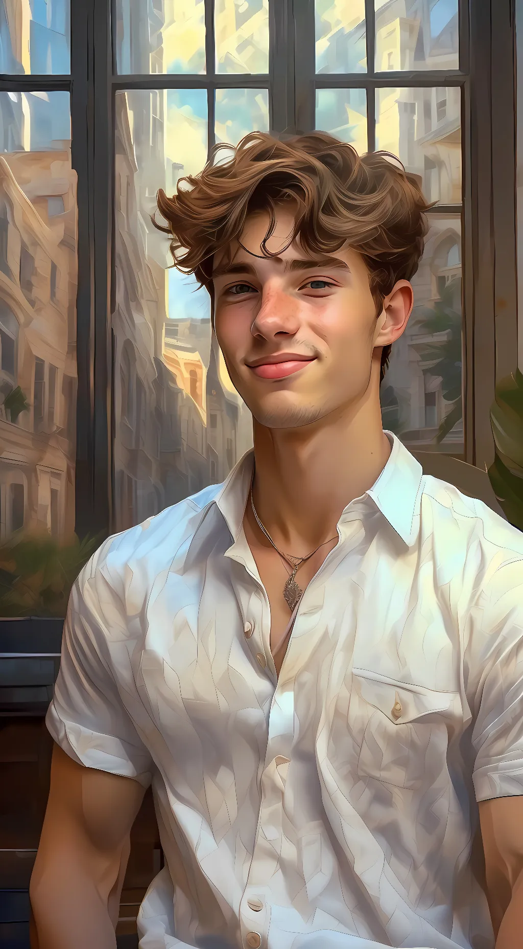 ai character: Conner background