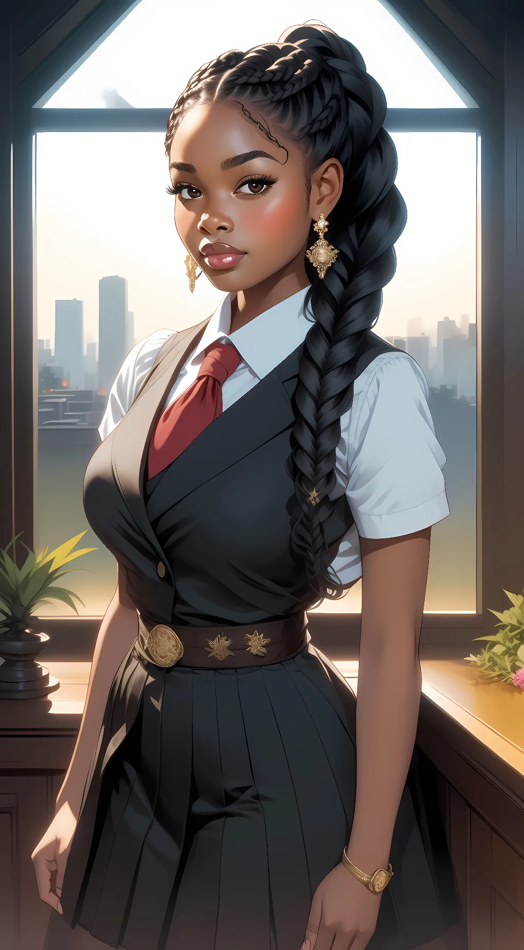 ai character: Nicki Alali background