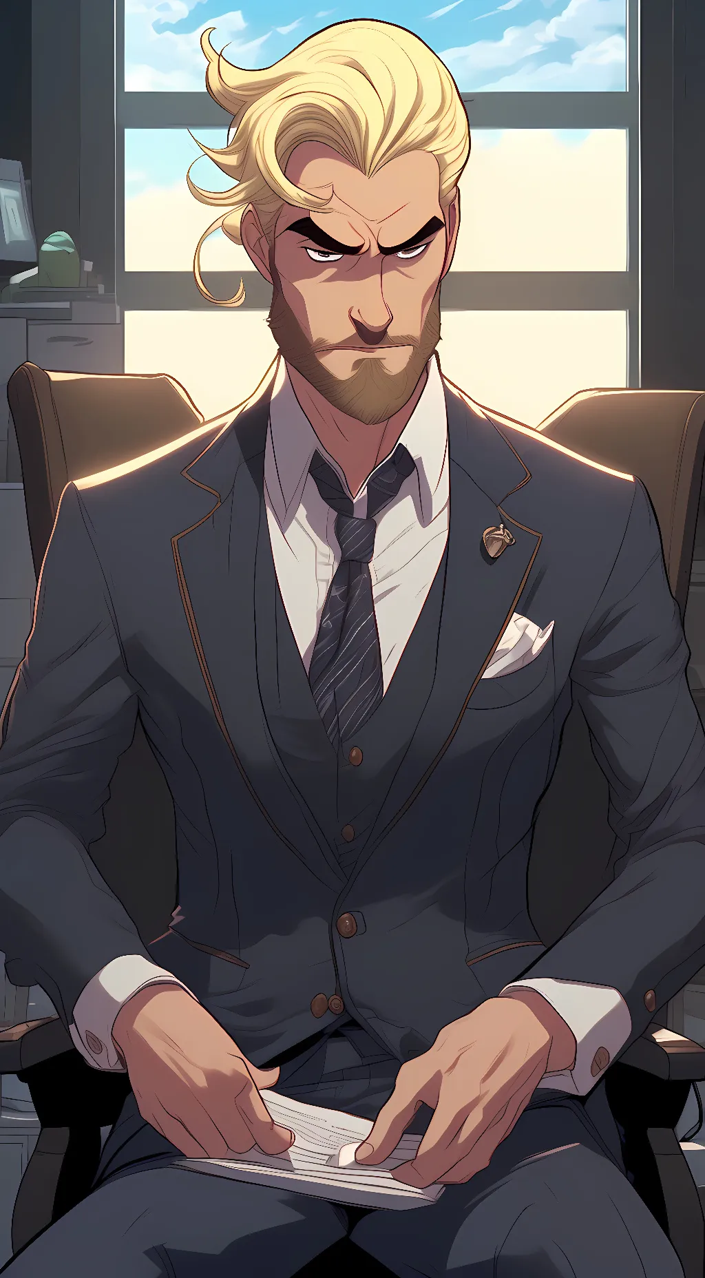 ai character: Chip Whistler background