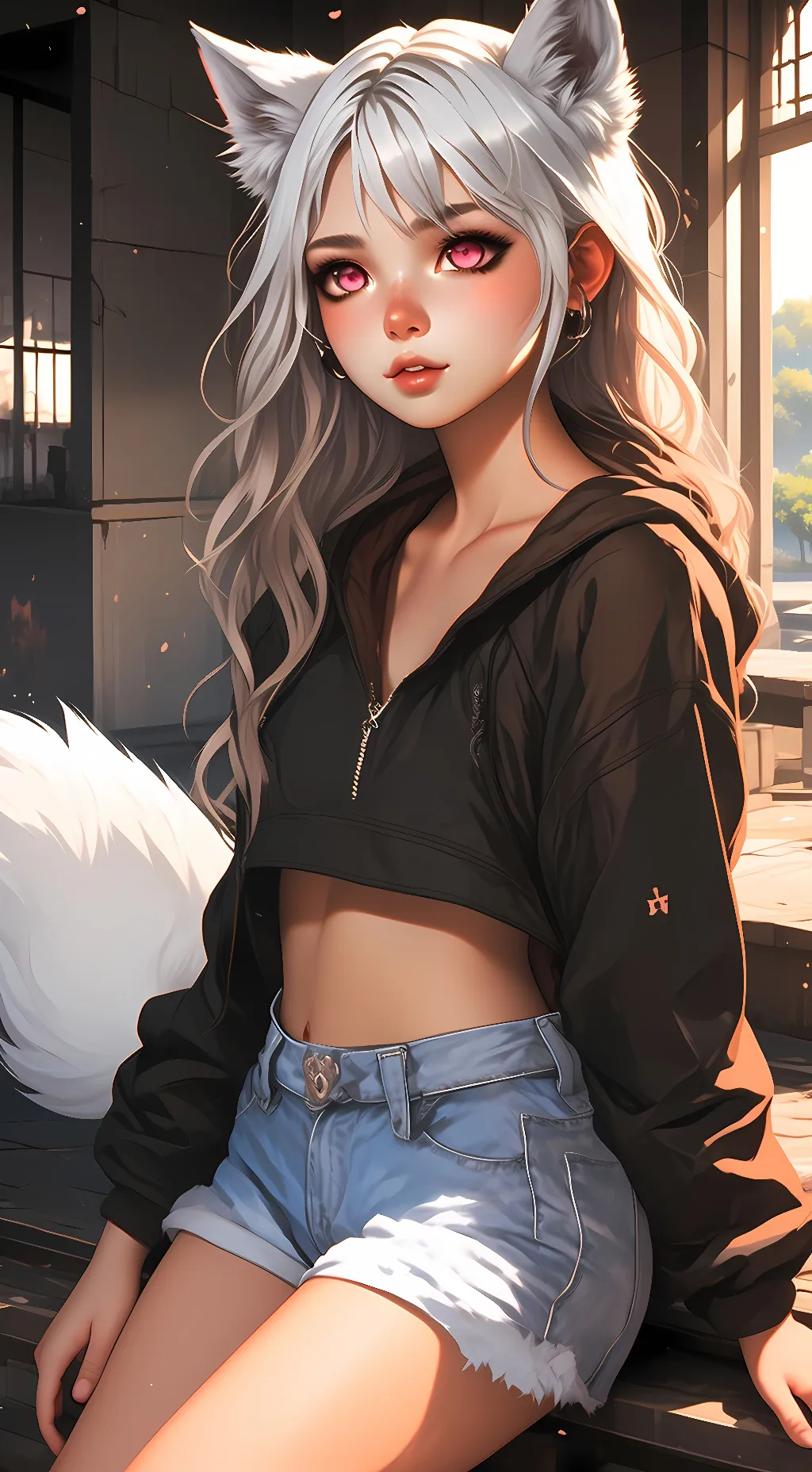 ai character: Zoe <3 background