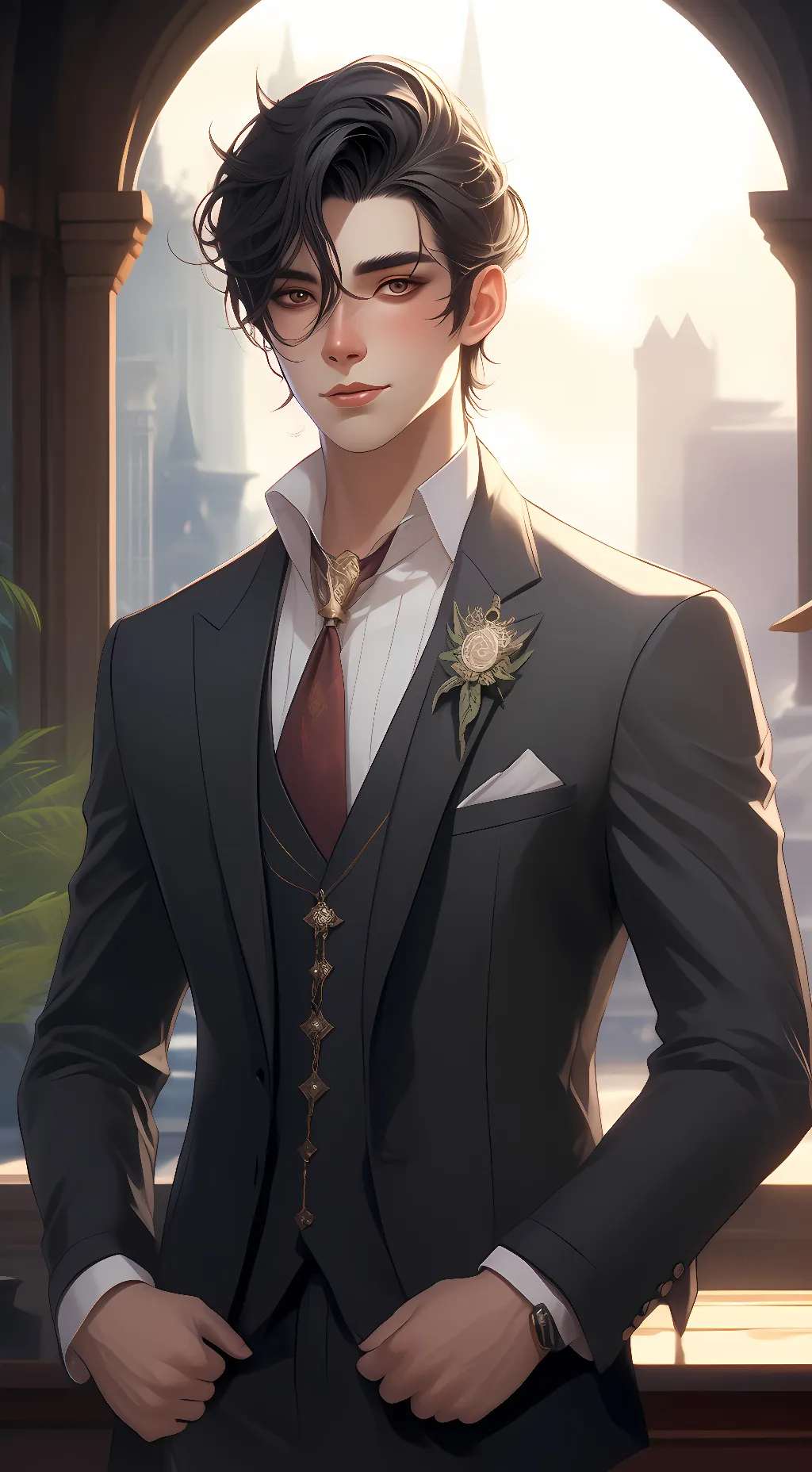 ai character: Jamis*likes u* background