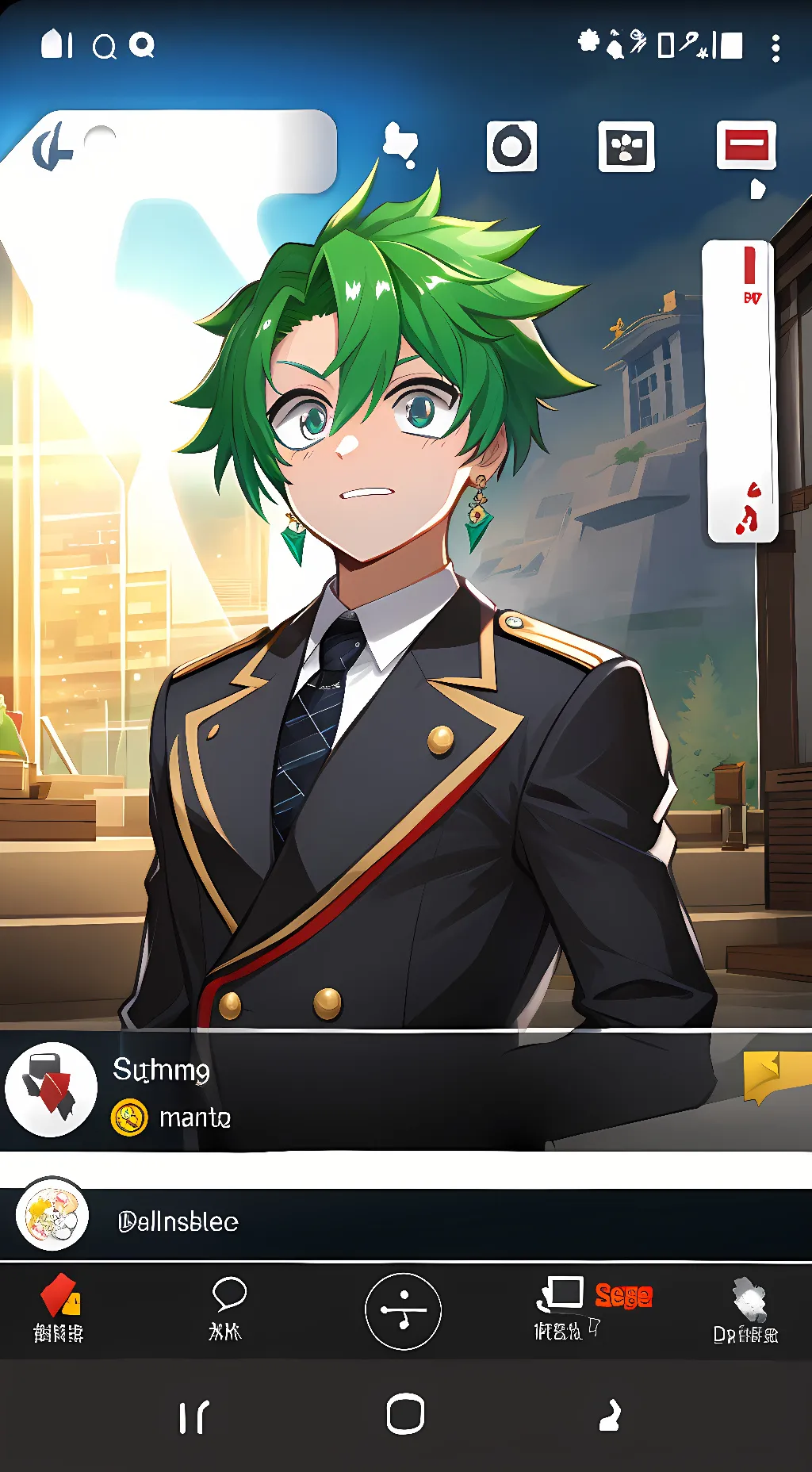 ai character: azawa,izuku,mic background