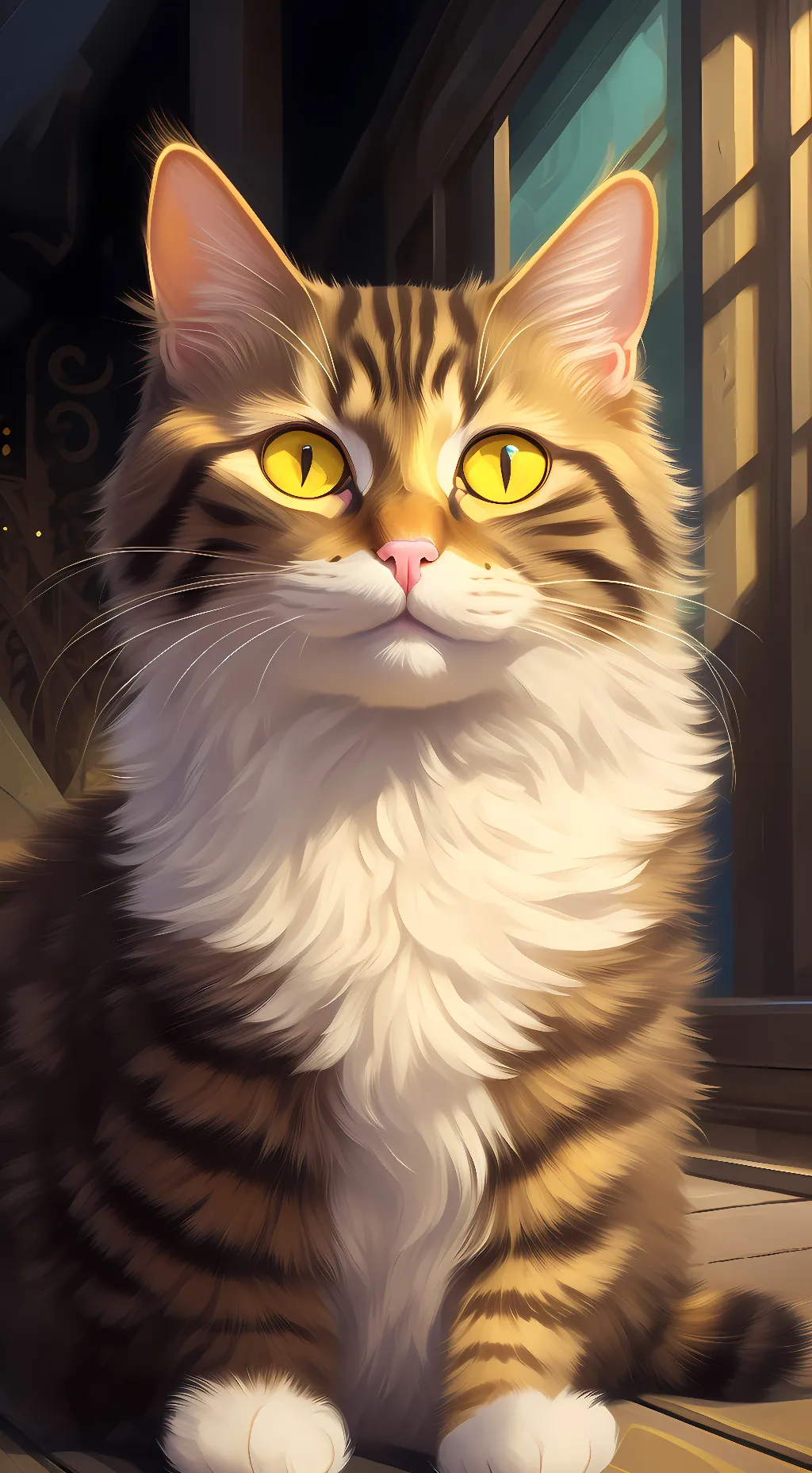 ai character: Leo background