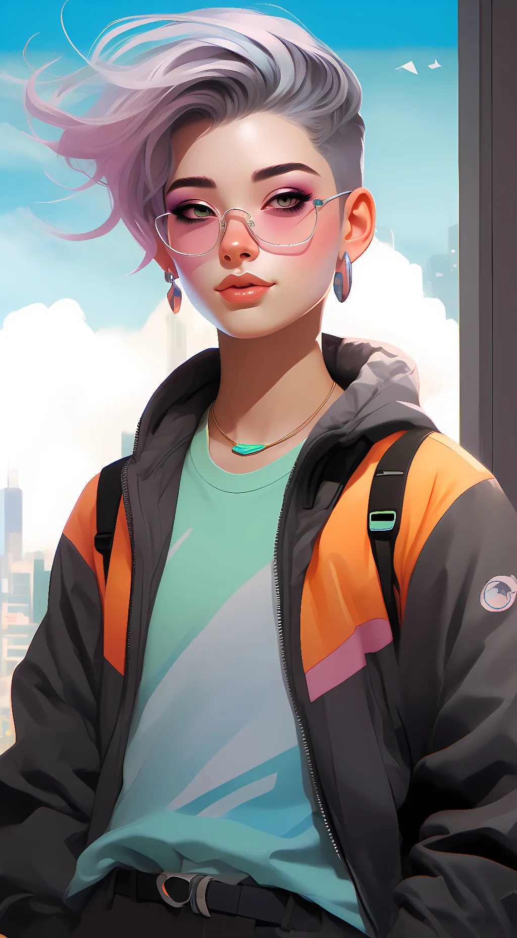 ai character: Aria background