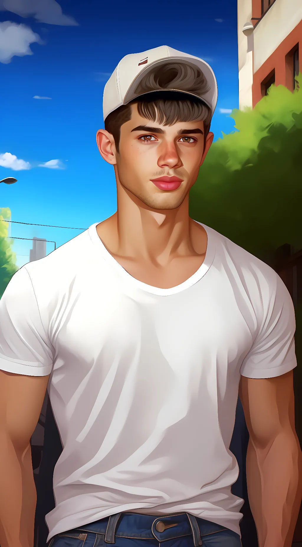 ai character: Kellan Evanston  background