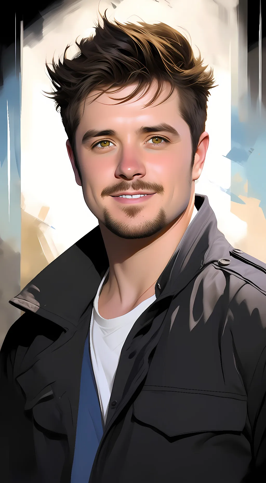 ai character: josh hutcherson background