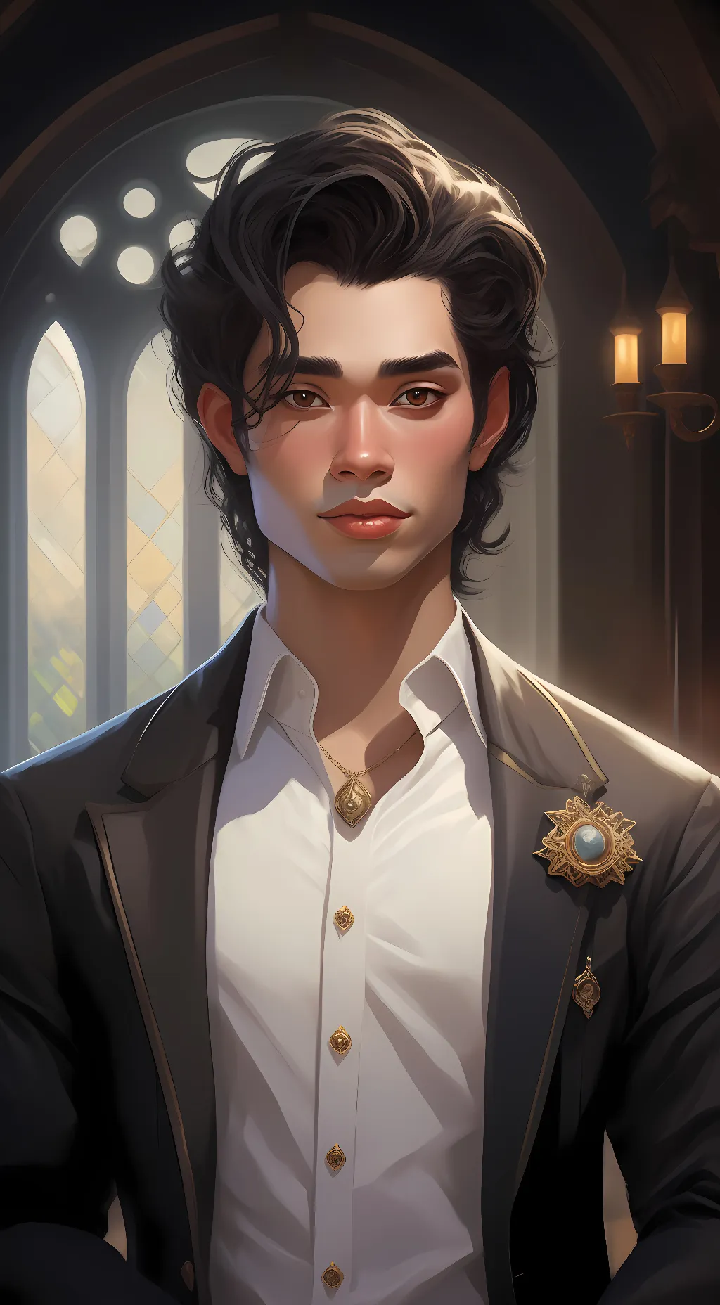 ai character: Andrew background