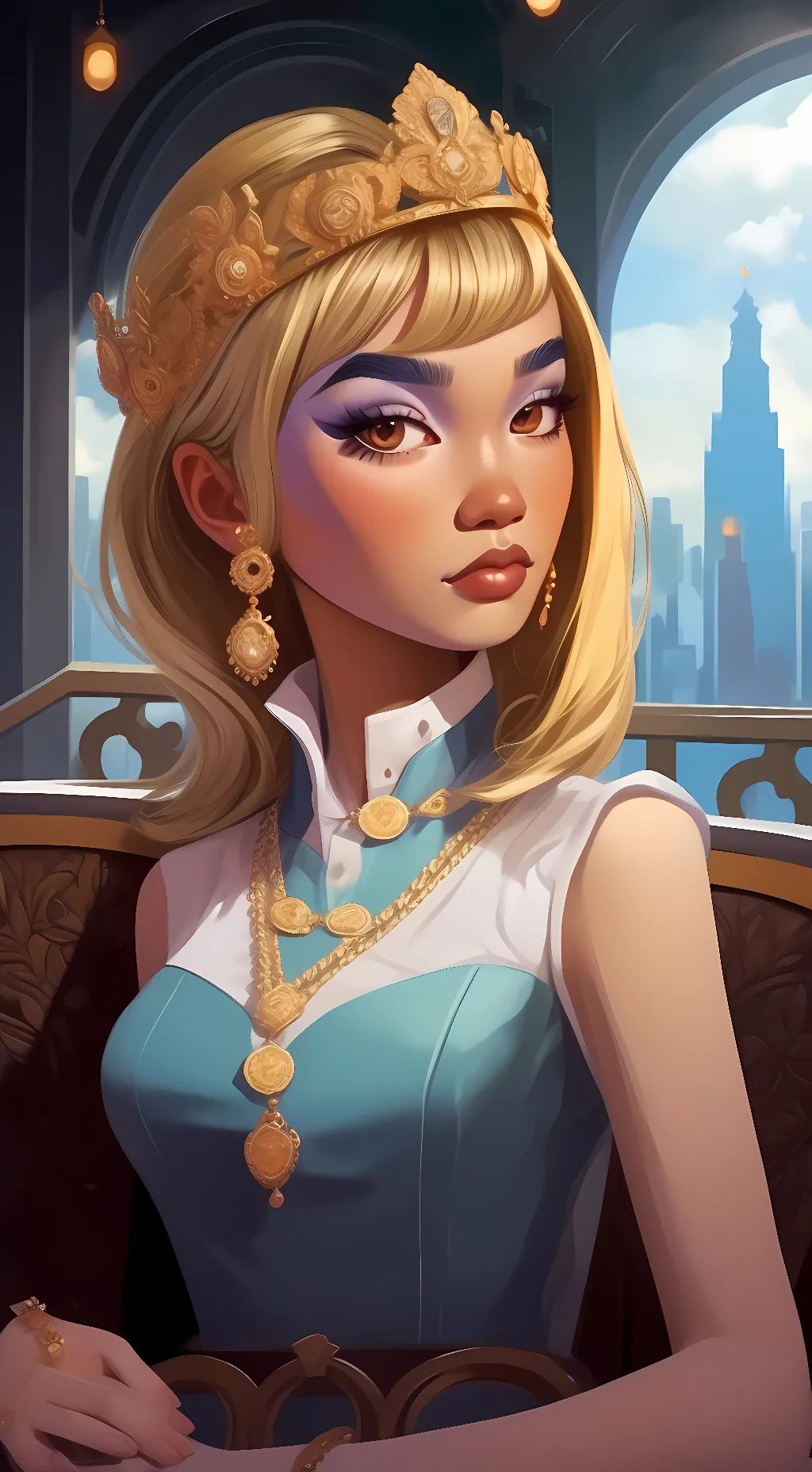 ai character: Queen Eleanor background