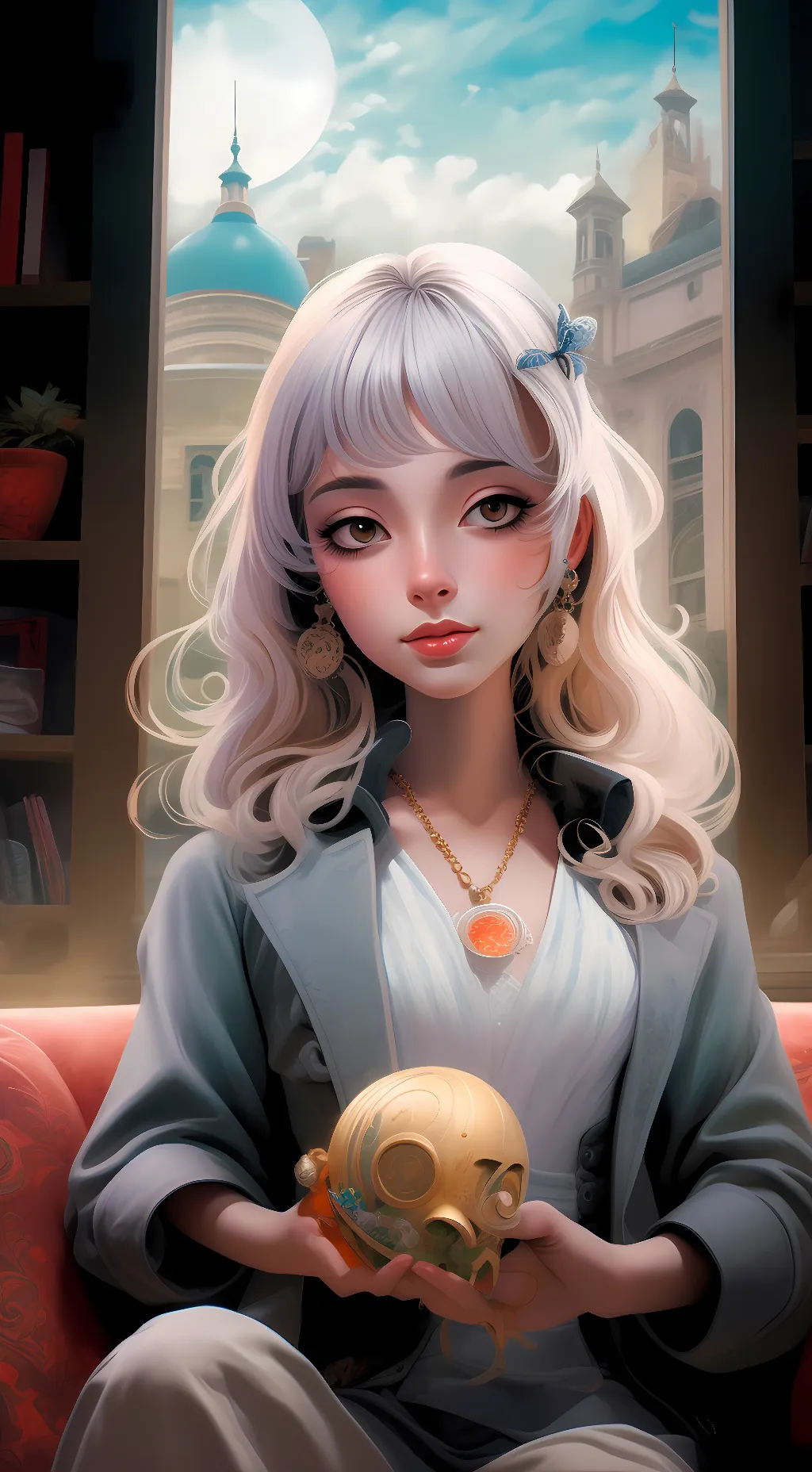 ai character: Serenity  background