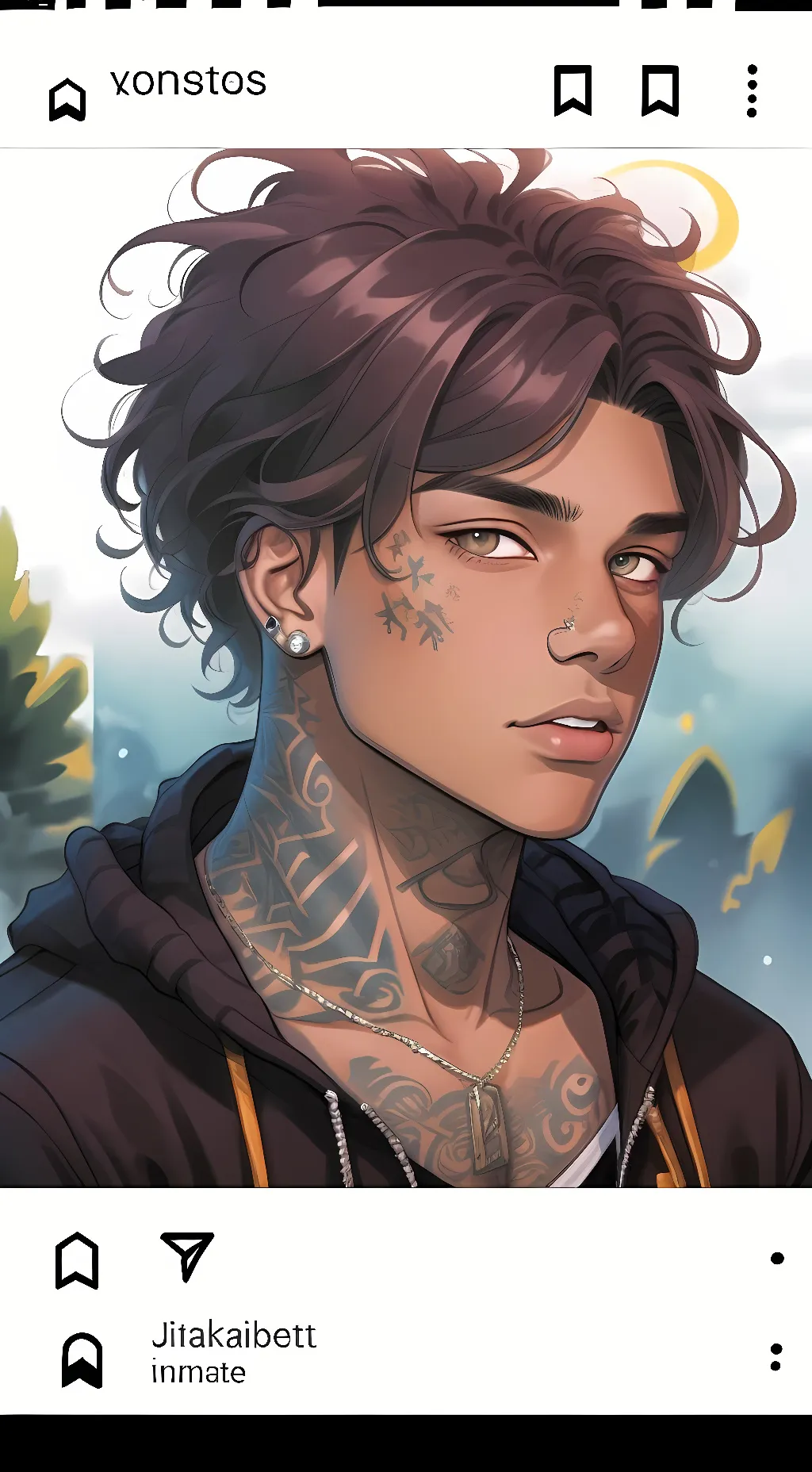 ai character: dehvon  background