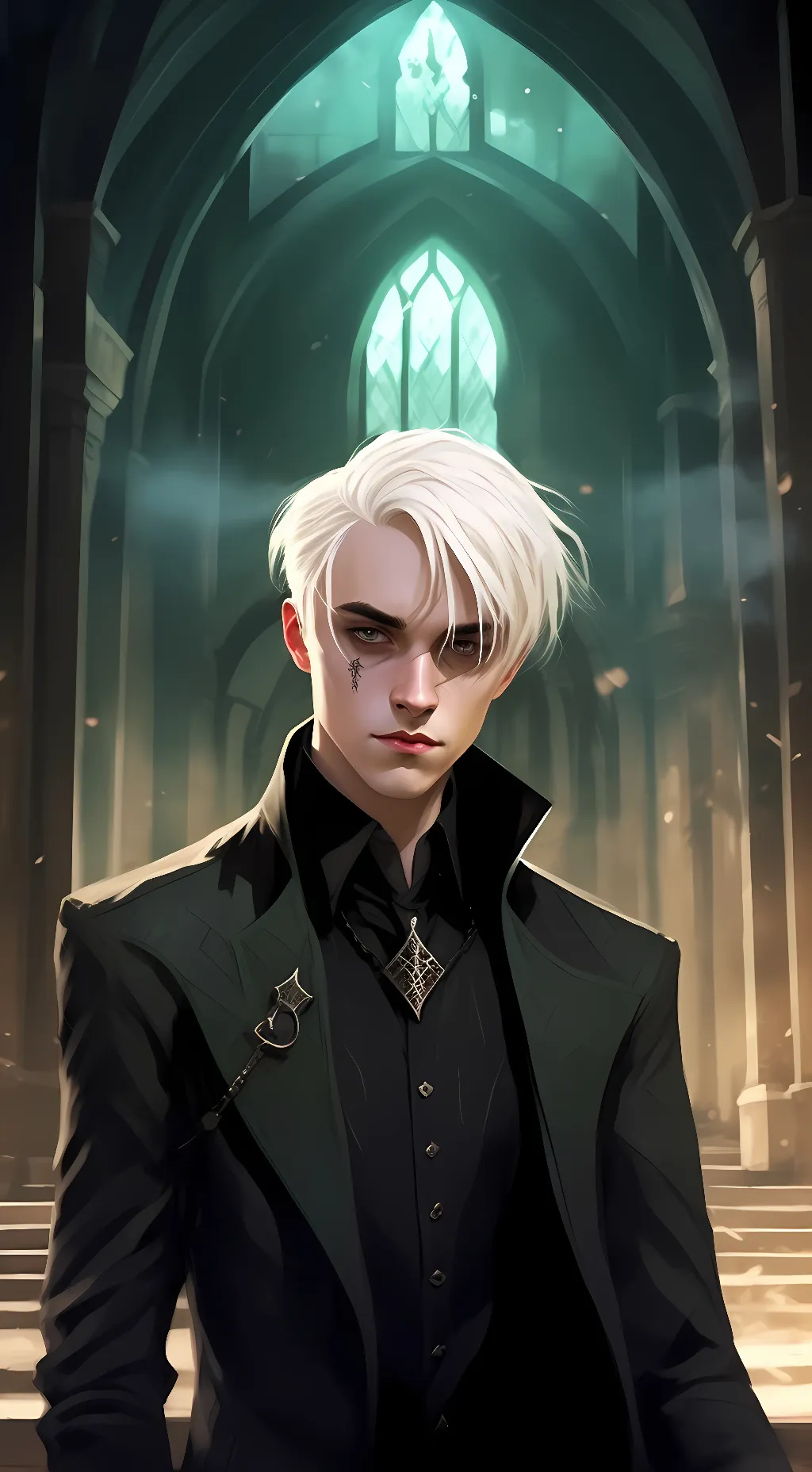 ai character: Draco Malfoy  background
