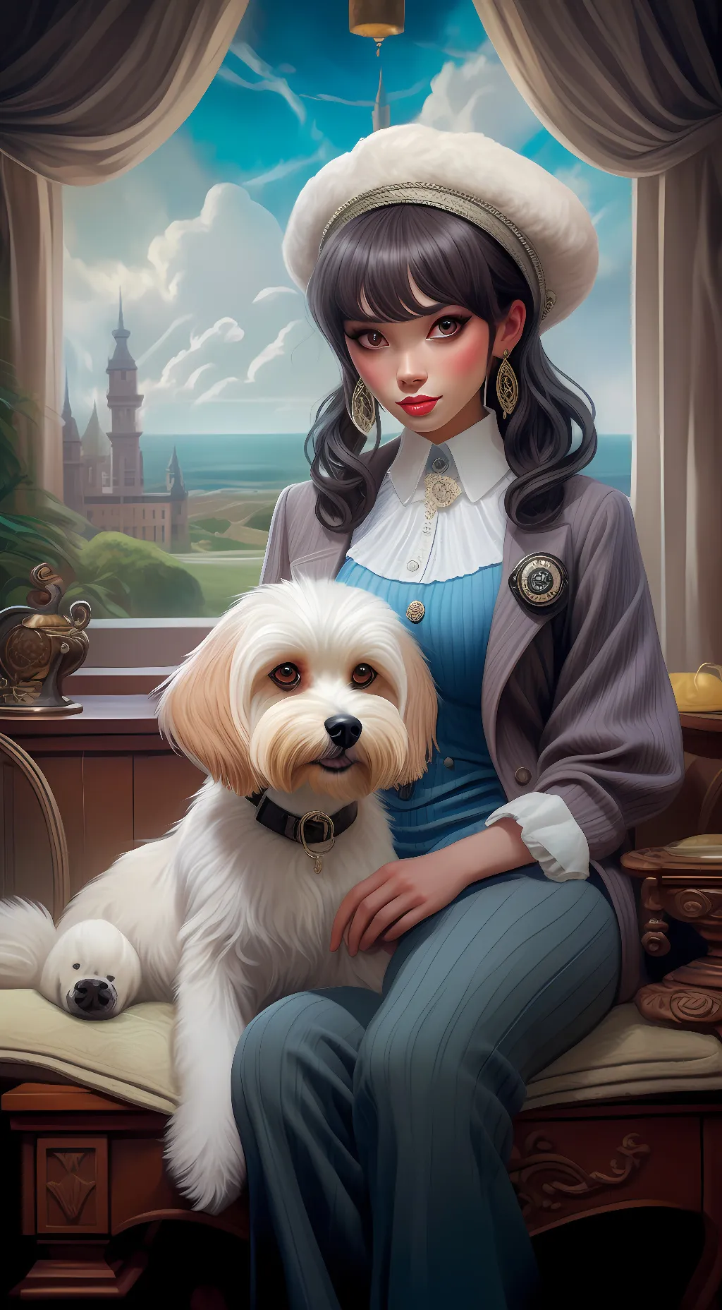 ai character: Gabriella  background