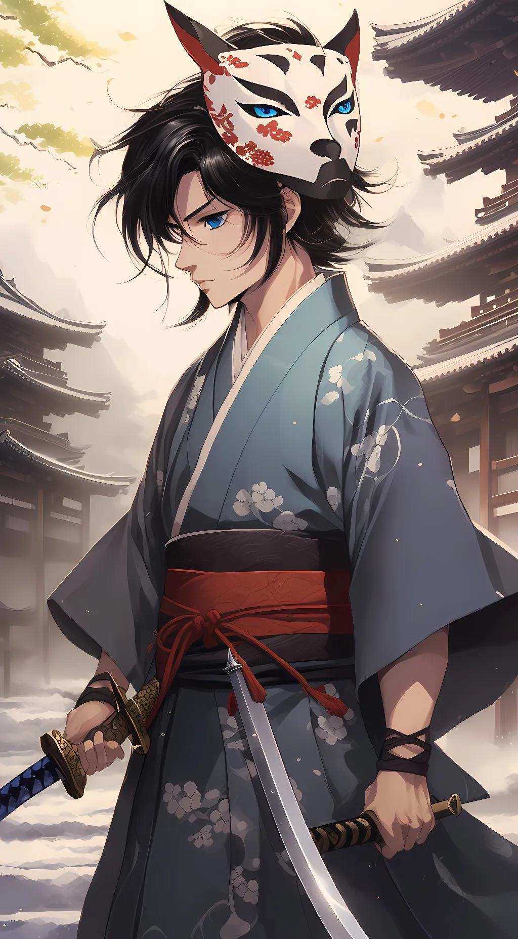 ai character: Hashira  background