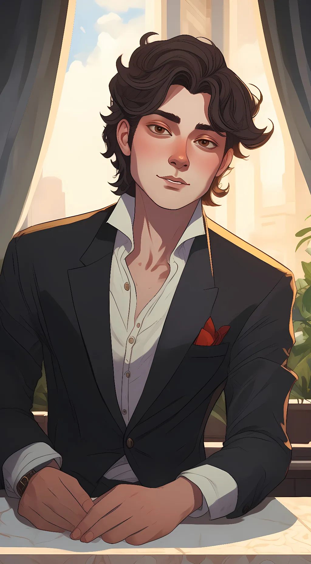 ai character: Gabriel background