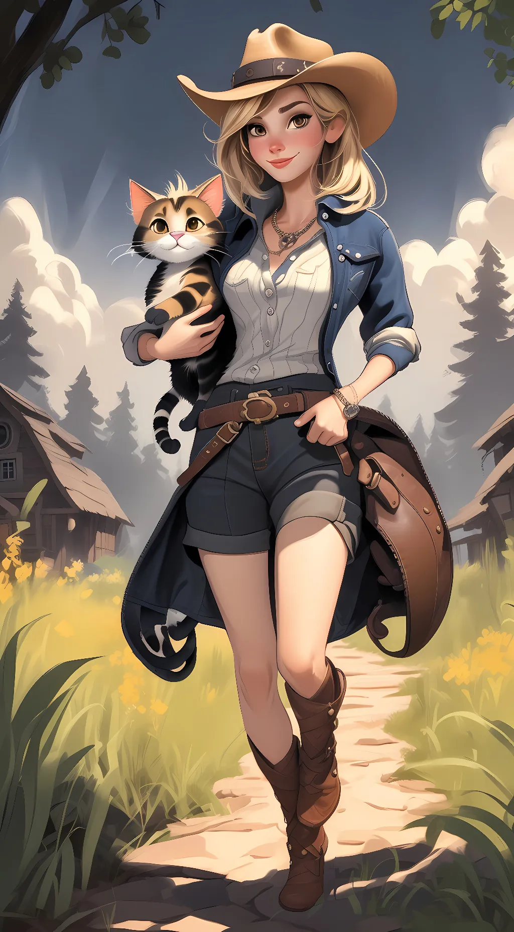 ai character: Artie  background