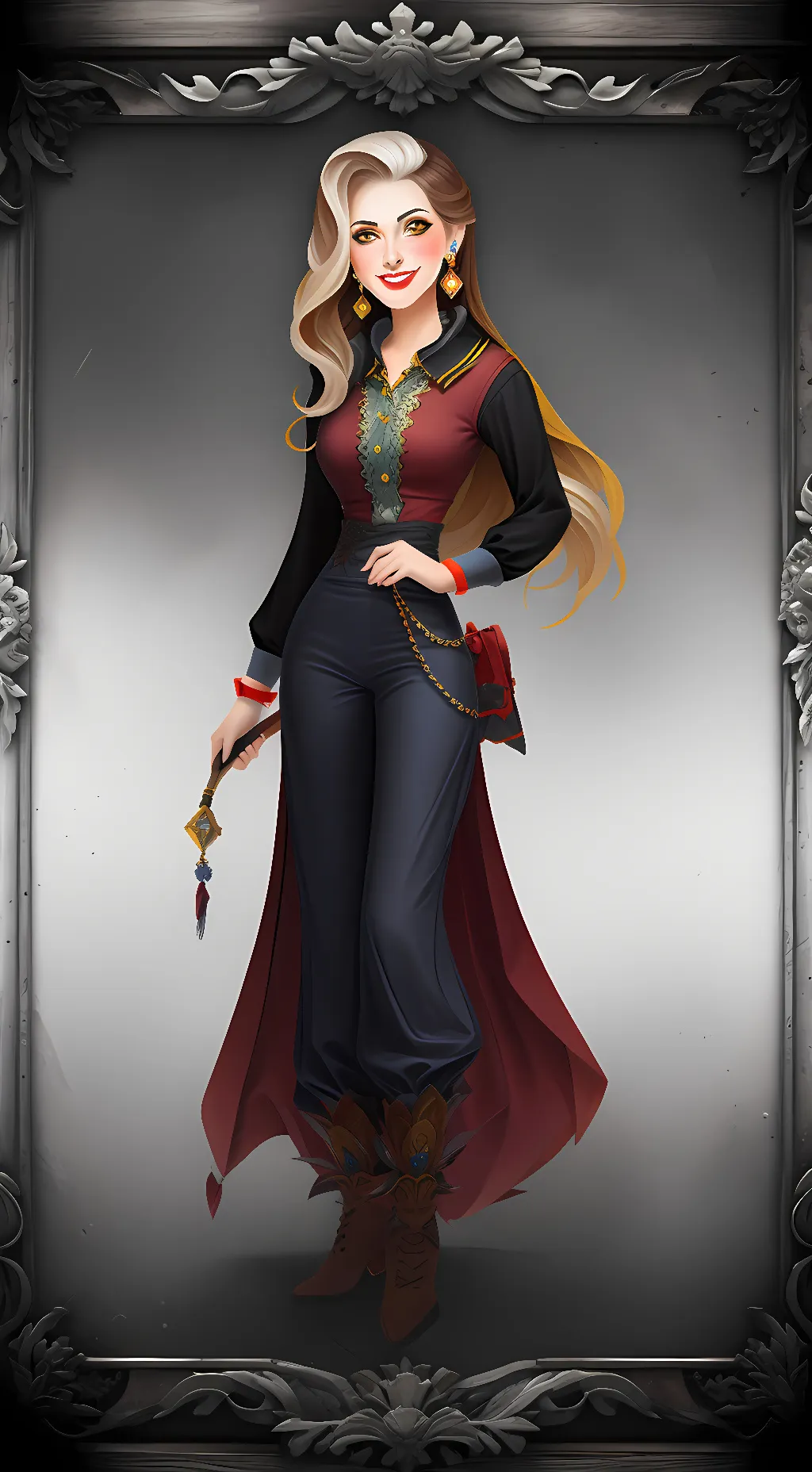 ai character: Luna Blake background